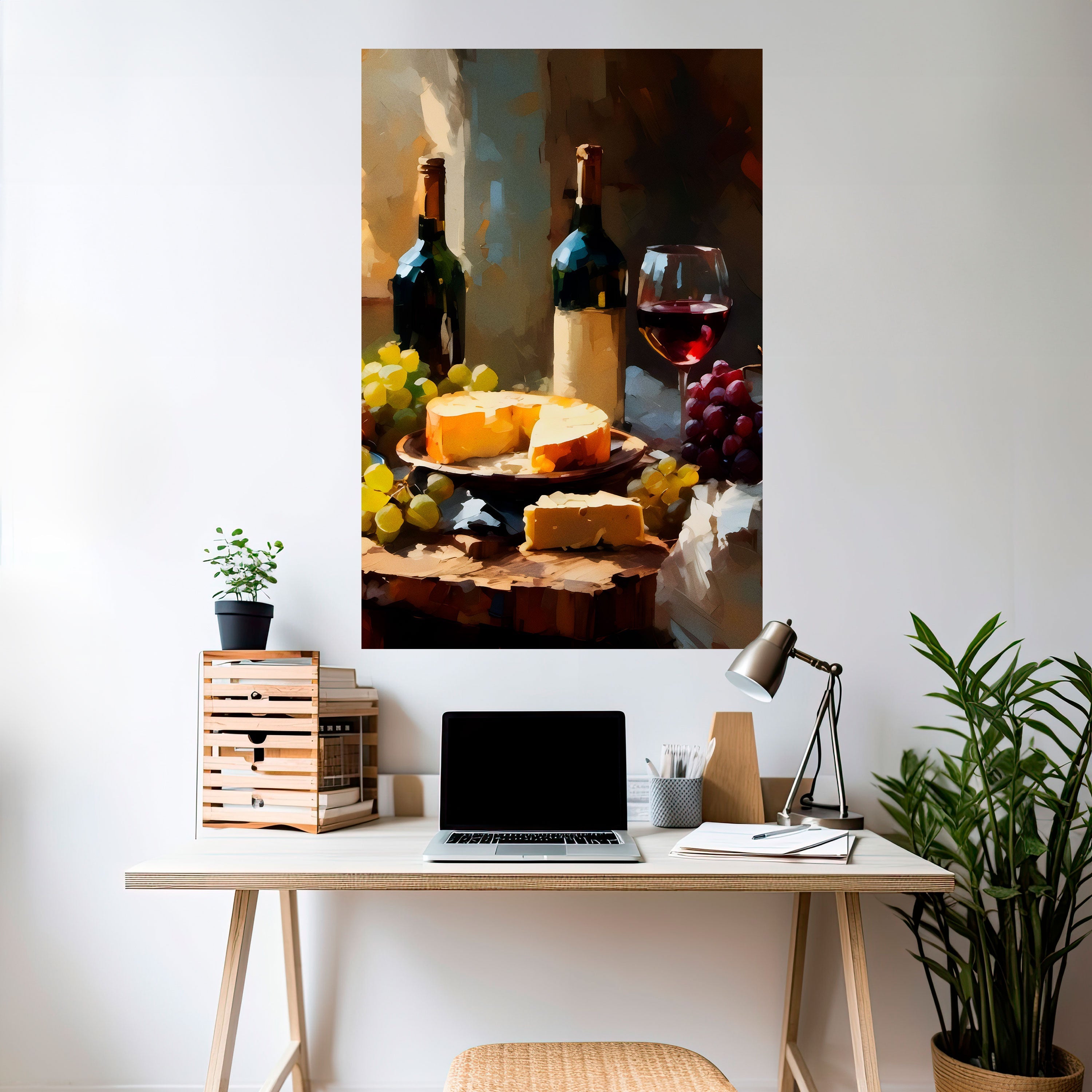 VINTAGE VINEYARD LUXURY Κάθετη Αφίσα Peel and Stick