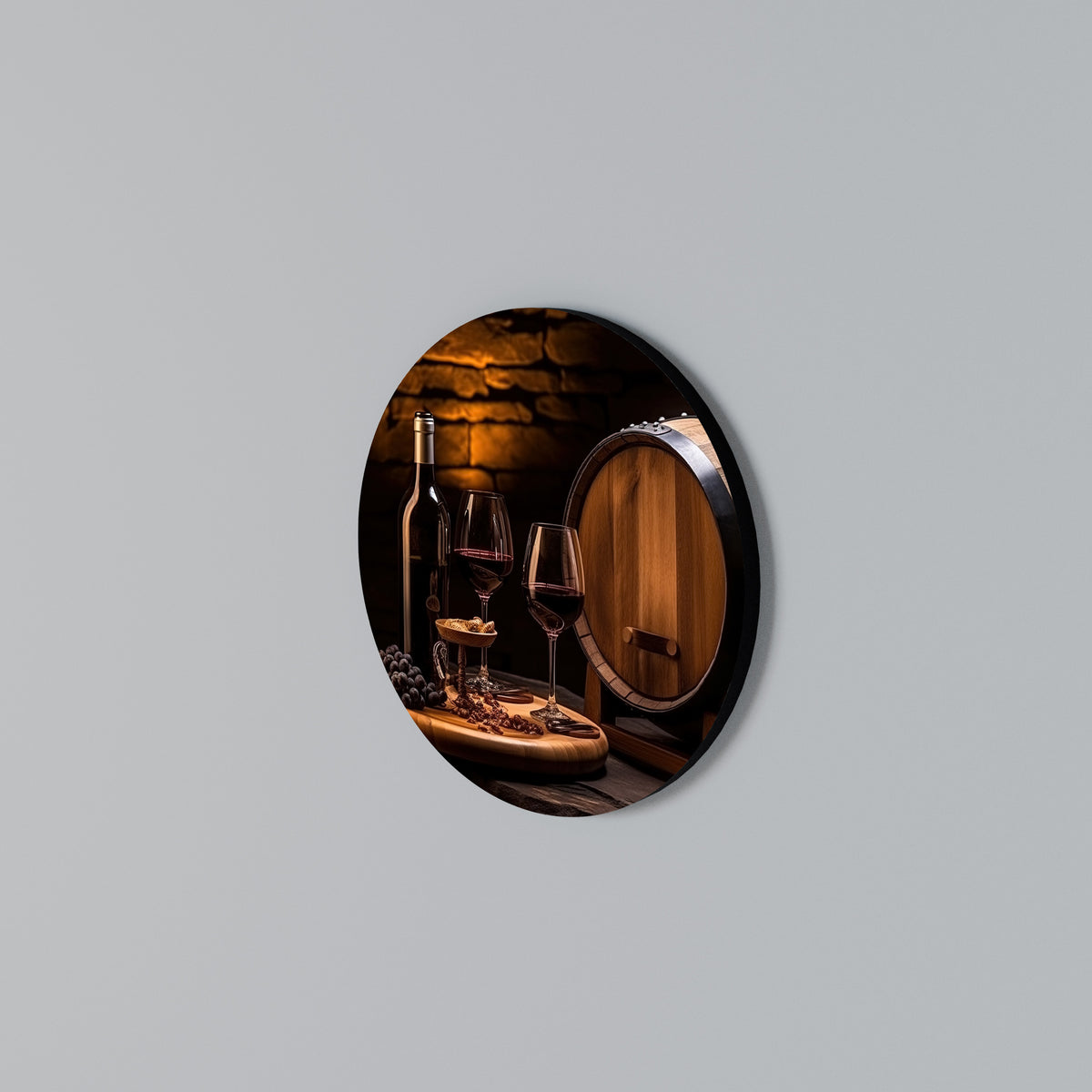VINTAGE VIGNETTE Round Wall Art