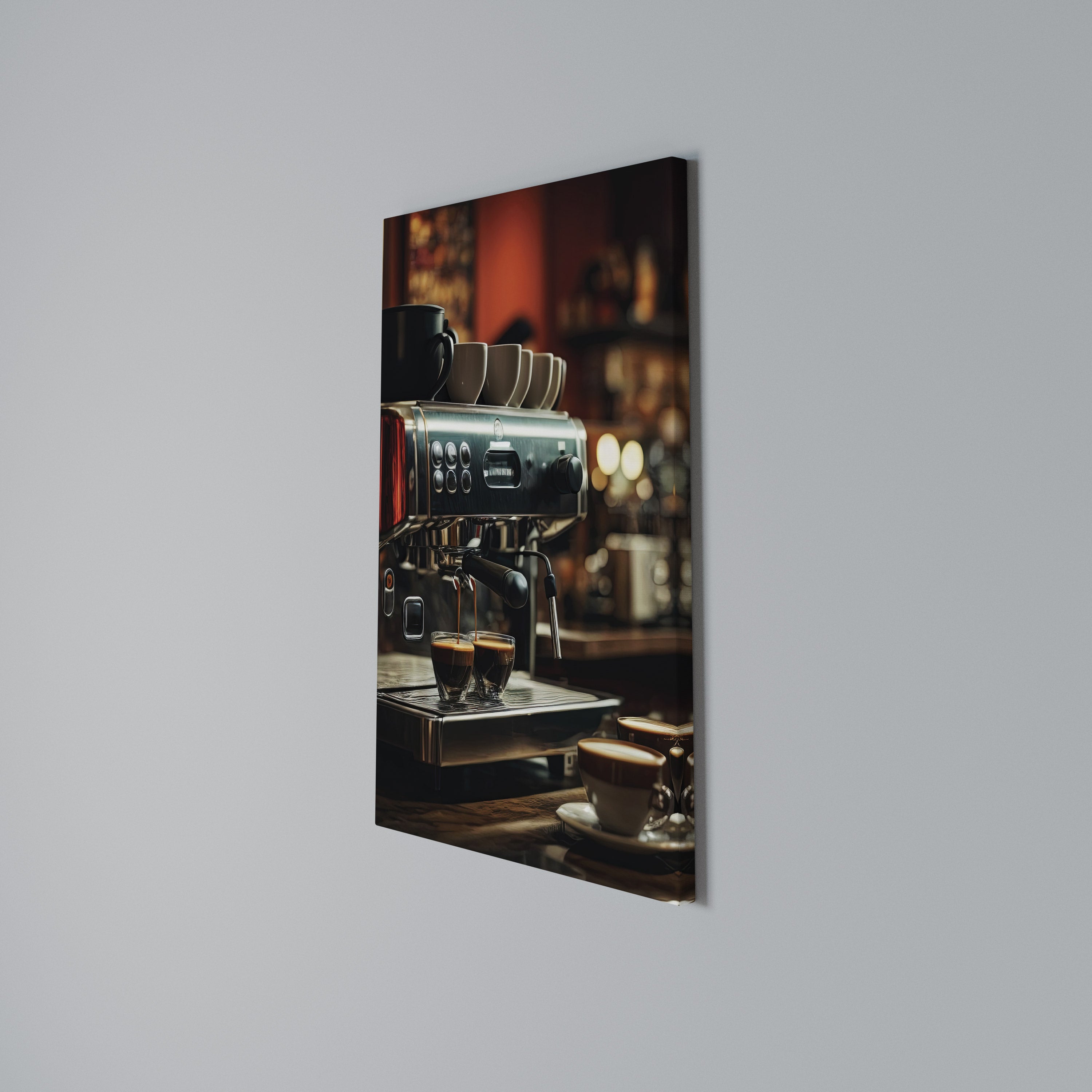 BARISTA’S DREAM MACHINE Κατακόρυφος Πίνακας σε Καμβά