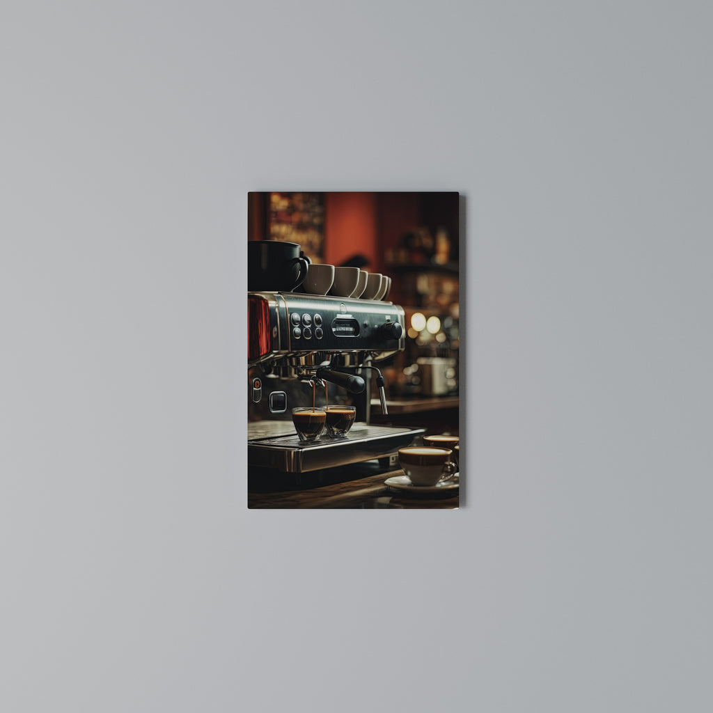 BARISTA’S DREAM MACHINE Κατακόρυφος Πίνακας σε Καμβά