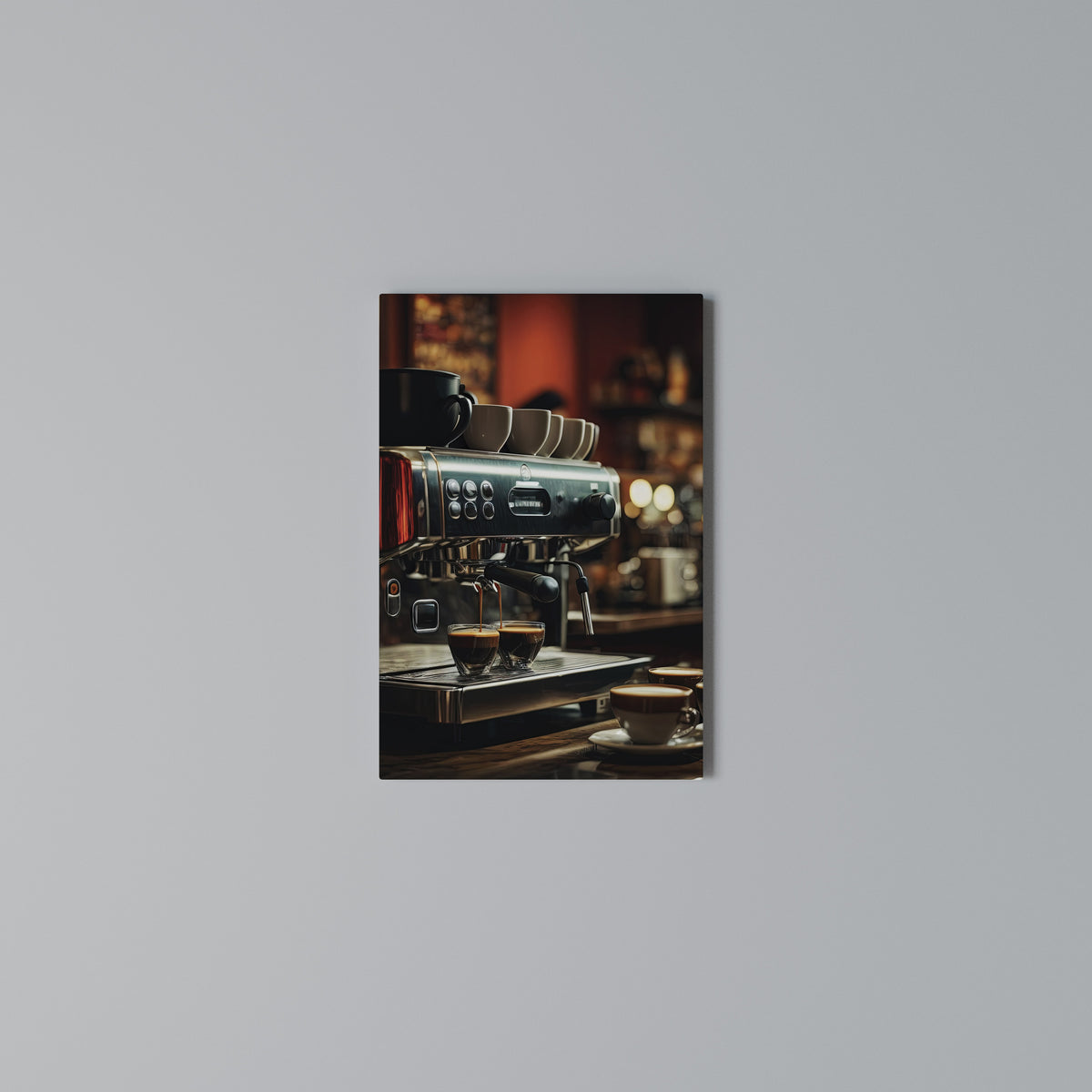 BARISTA’S DREAM MACHINE Κατακόρυφος Πίνακας σε Καμβά
