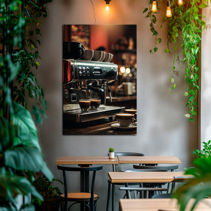 BARISTA’S DREAM MACHINE Κατακόρυφος Πίνακας σε Καμβά