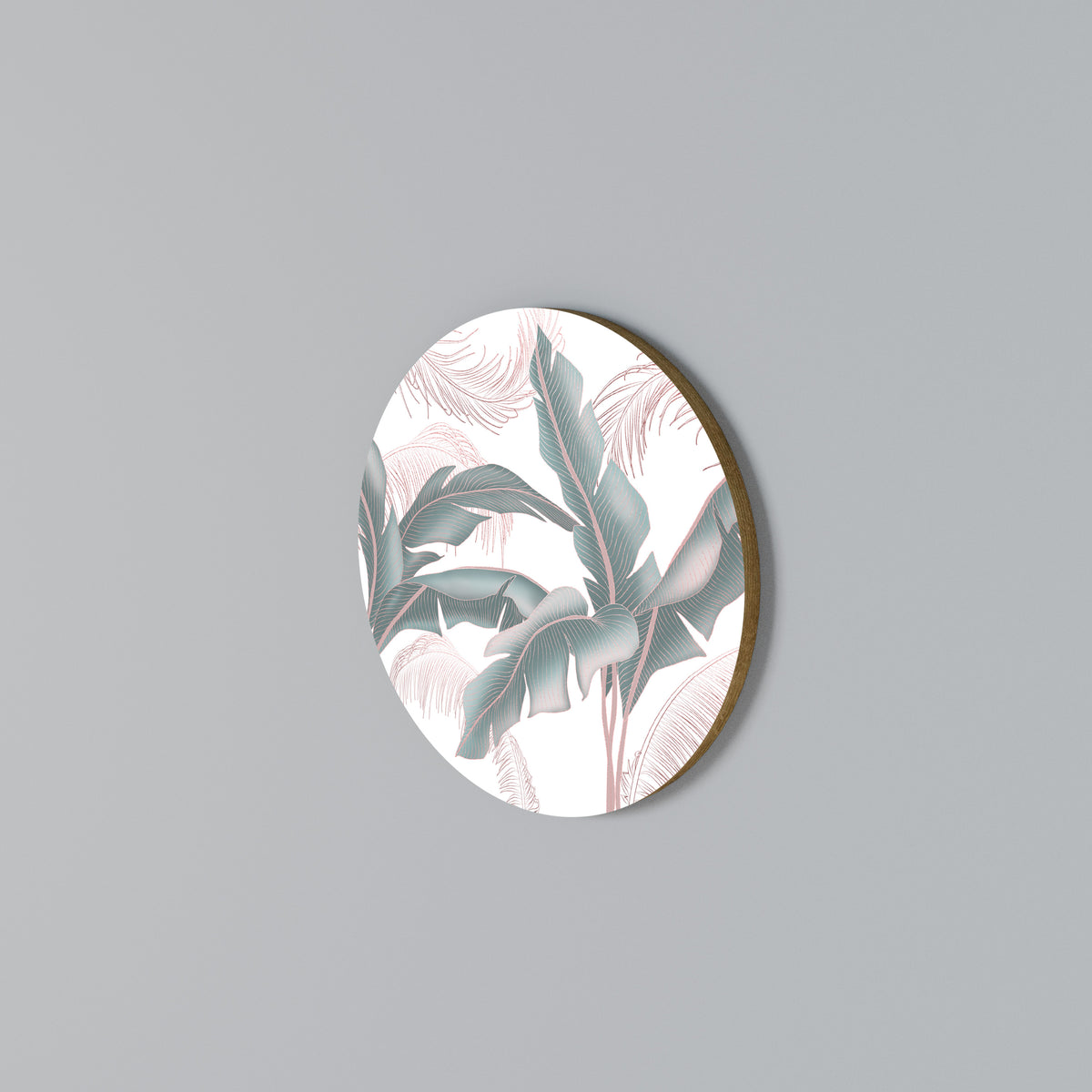 DELICATE BLISS Στρογγυλός πίνακας ζωγραφικής