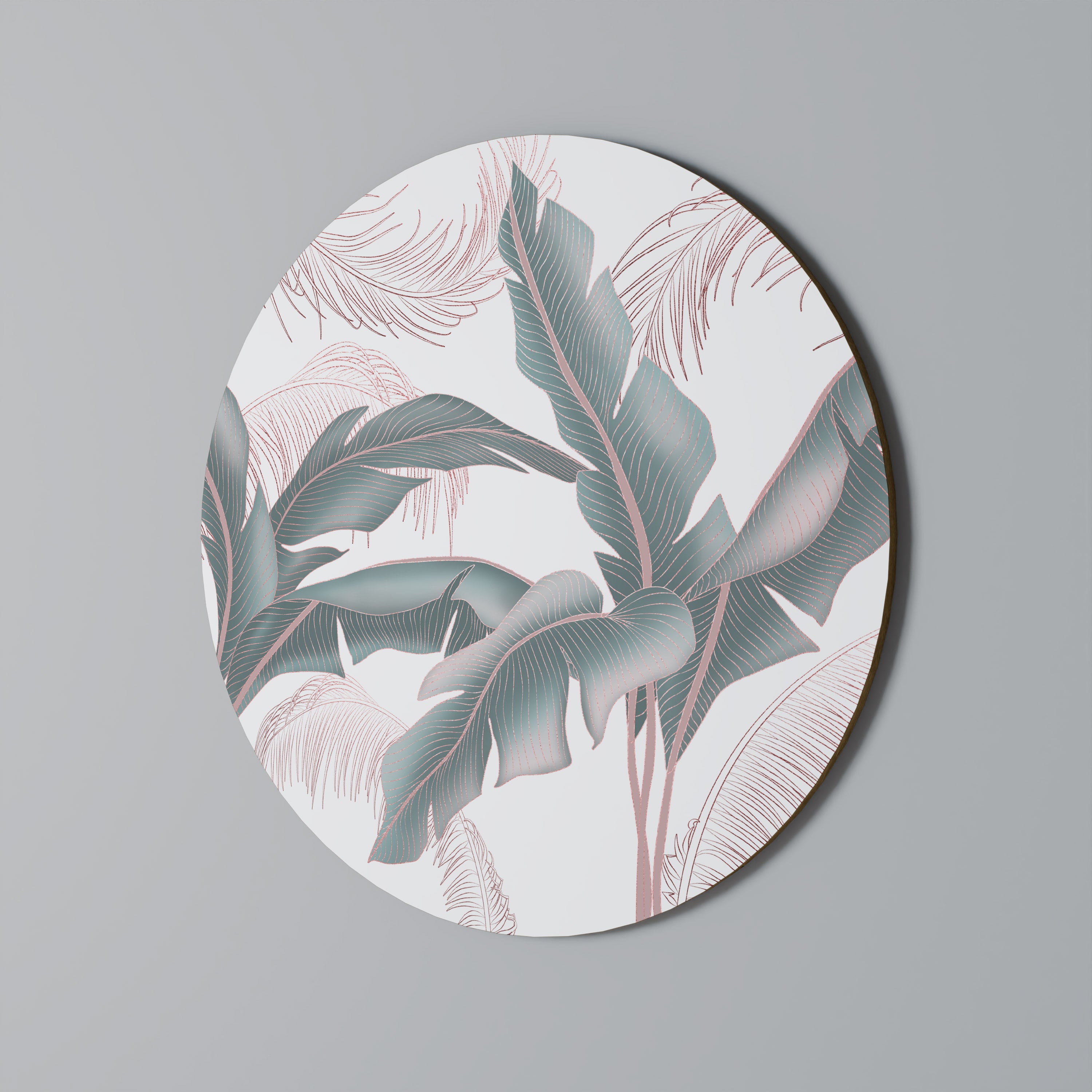 Στρογγυλή Τέχνη Τοίχου DELICATE BLISS