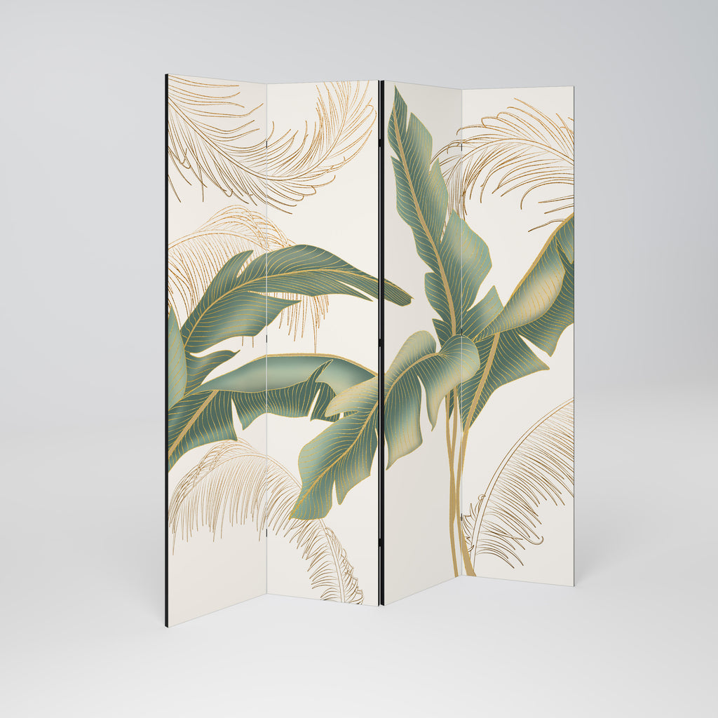 GENTLE HARMONY 4-Panel Room Divider