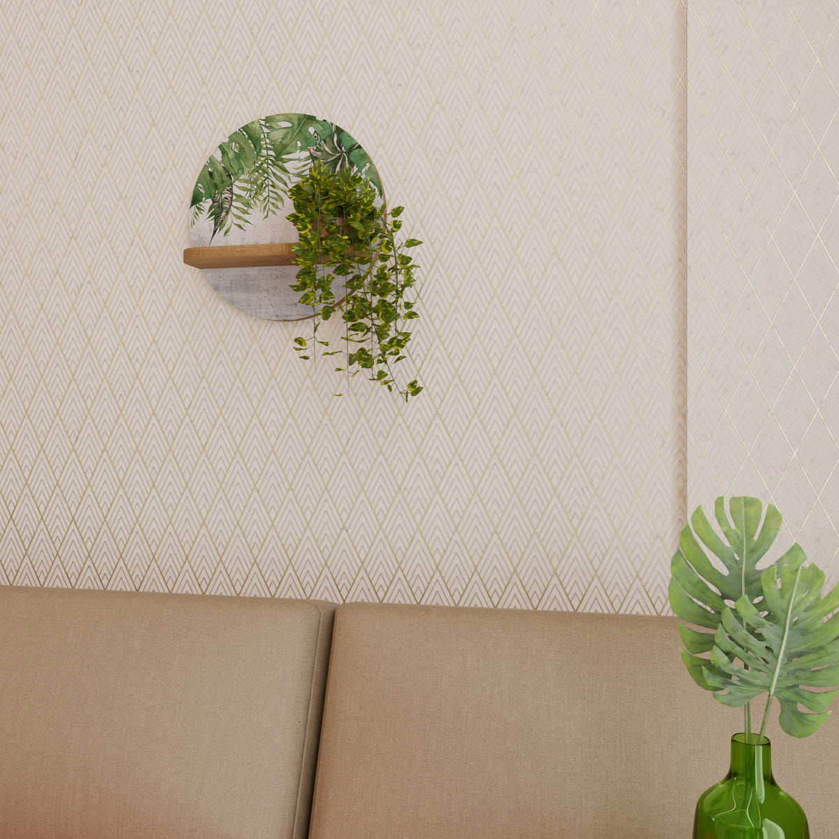 URBAN TROPICS Διακοσμητικό Ράφι Art Shelf