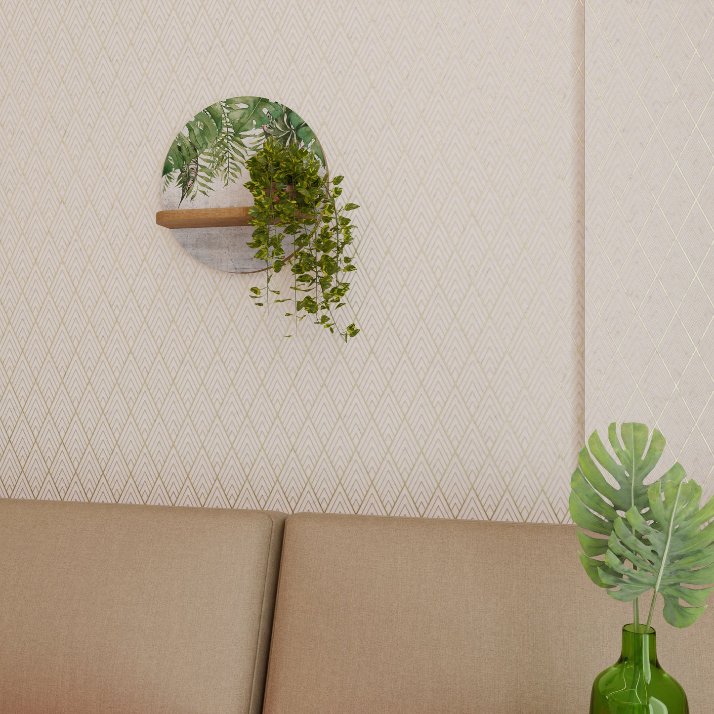 URBAN TROPICS Art Shelf
