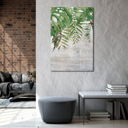 URBAN TROPICS Κατακόρυφος Πίνακας σε Καμβά