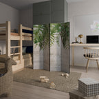 URBAN TROPICS 4-Panel Room Divider