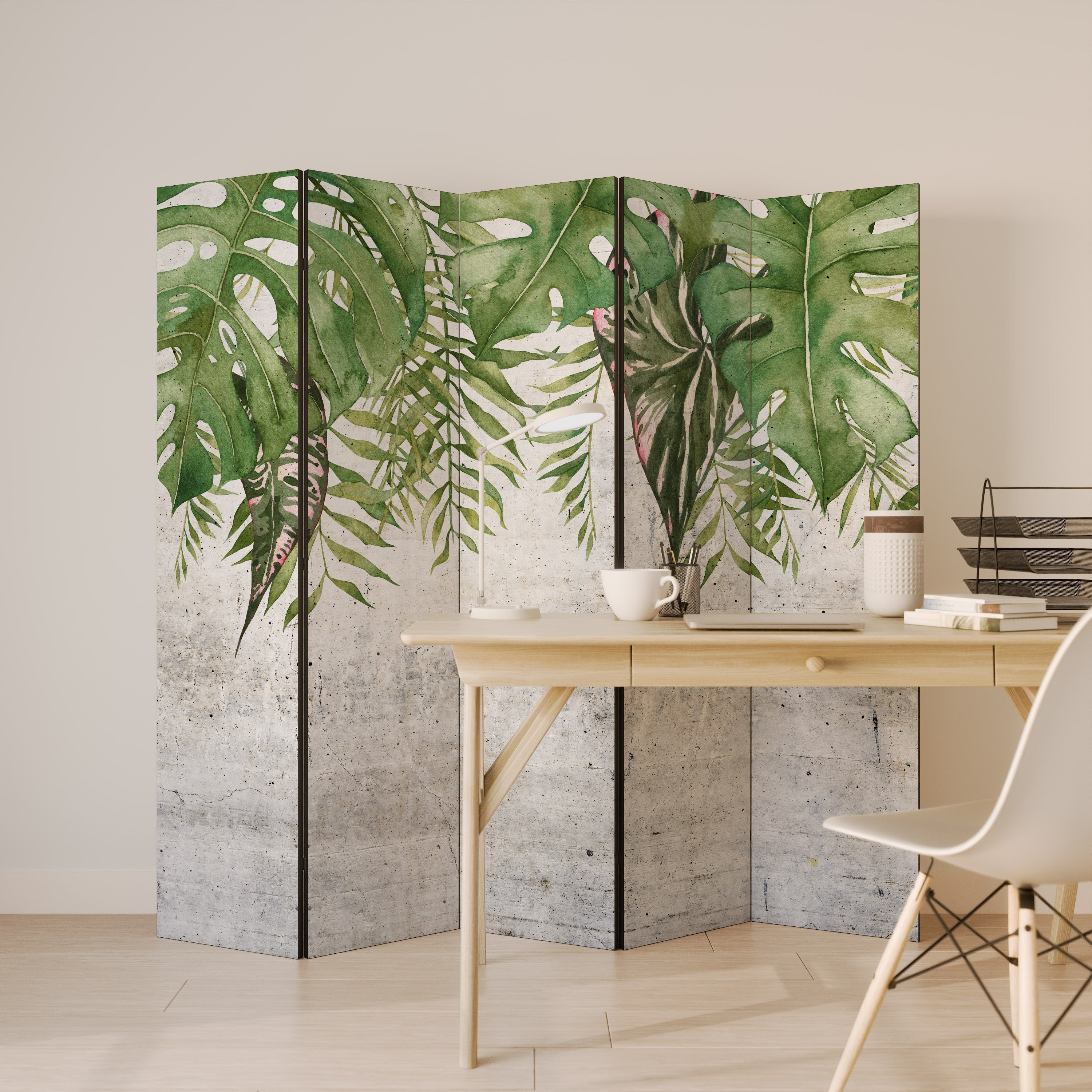 URBAN TROPICS Παραβάν με 5 πάνελ