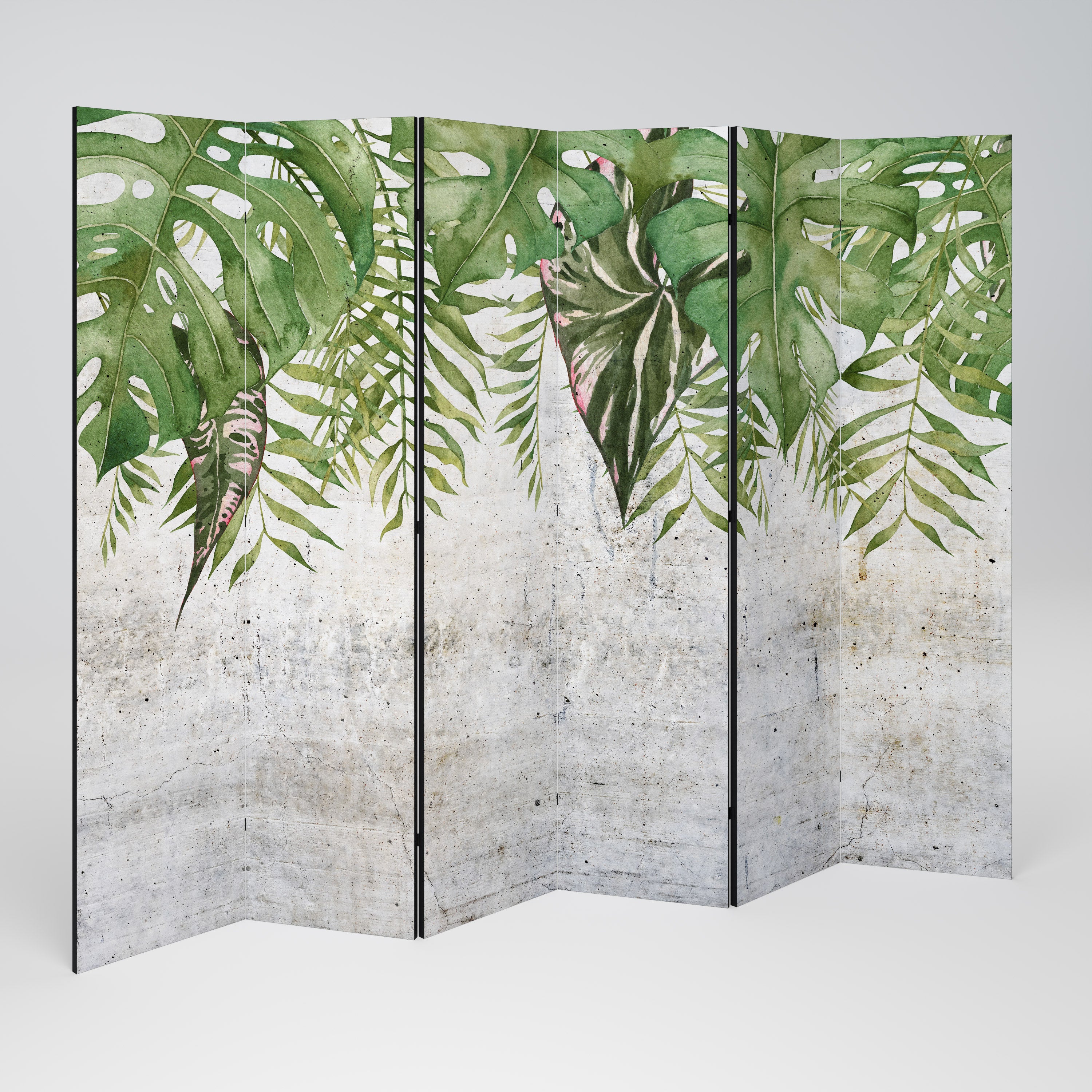 URBAN TROPICS 6-Panel Room Divider