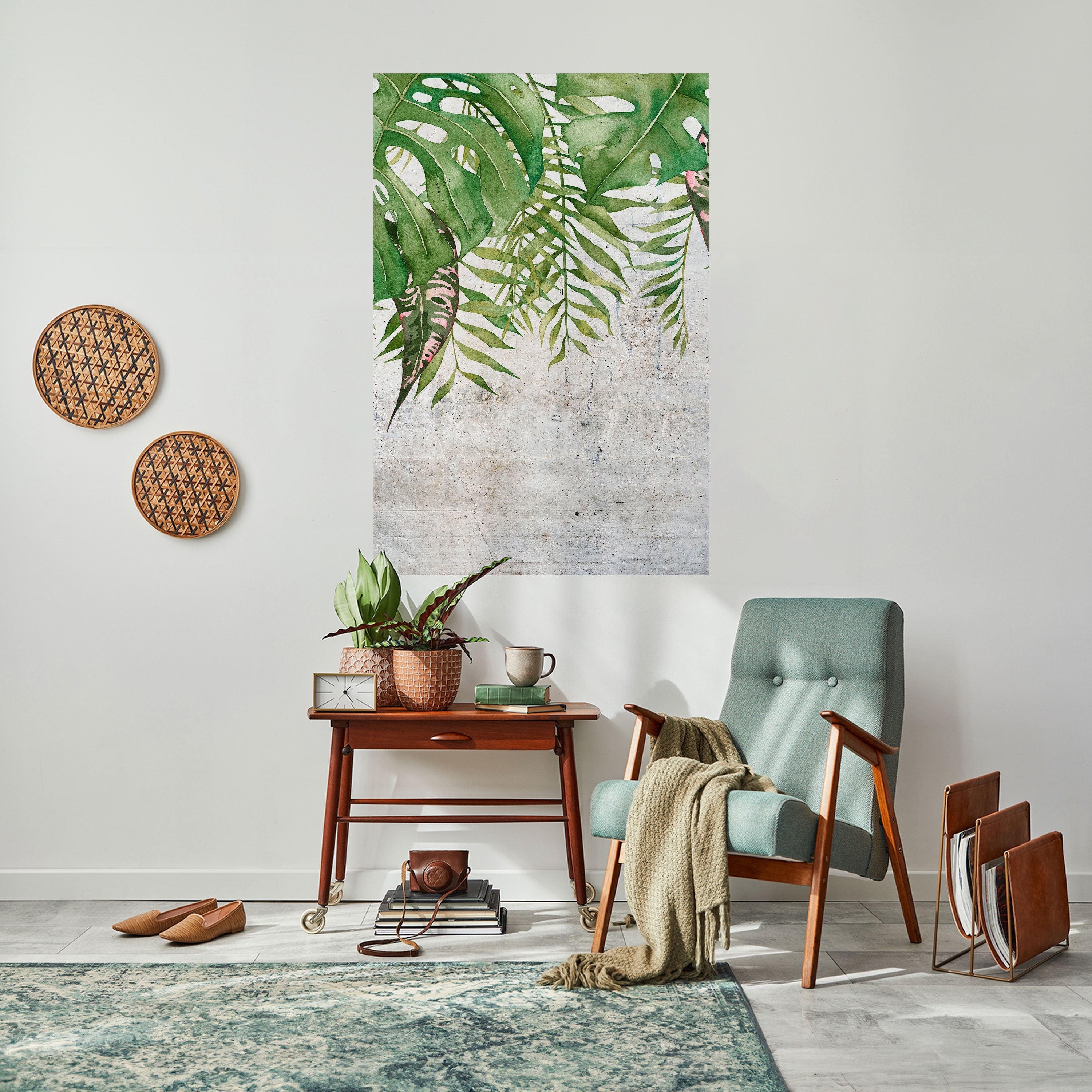 URBAN TROPICS Ξεφλουδίστε και κολλήστε κάθετη αφίσα