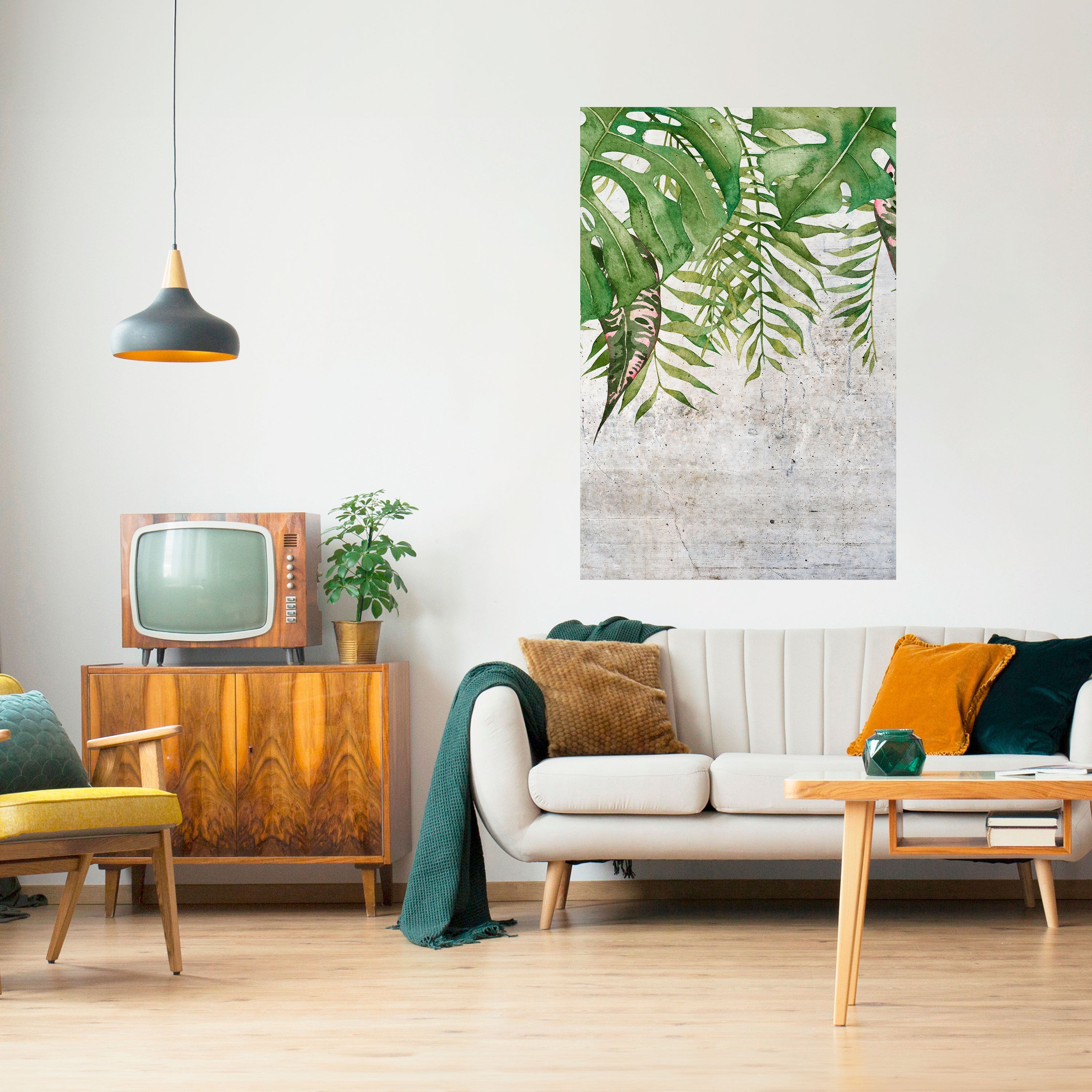 URBAN TROPICS Ξεφλουδίστε και κολλήστε κάθετη αφίσα
