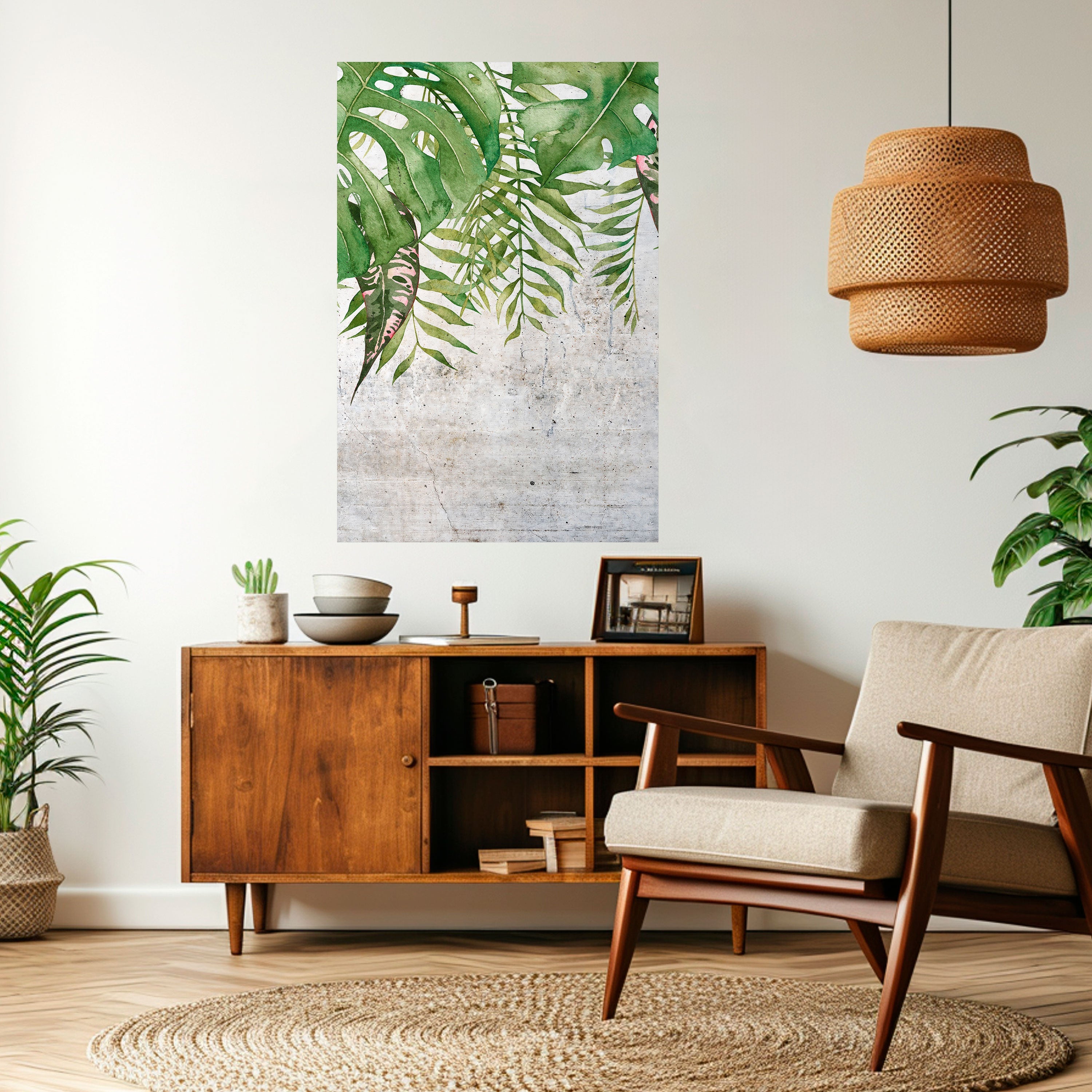 URBAN TROPICS Ξεφλουδίστε και κολλήστε κάθετη αφίσα