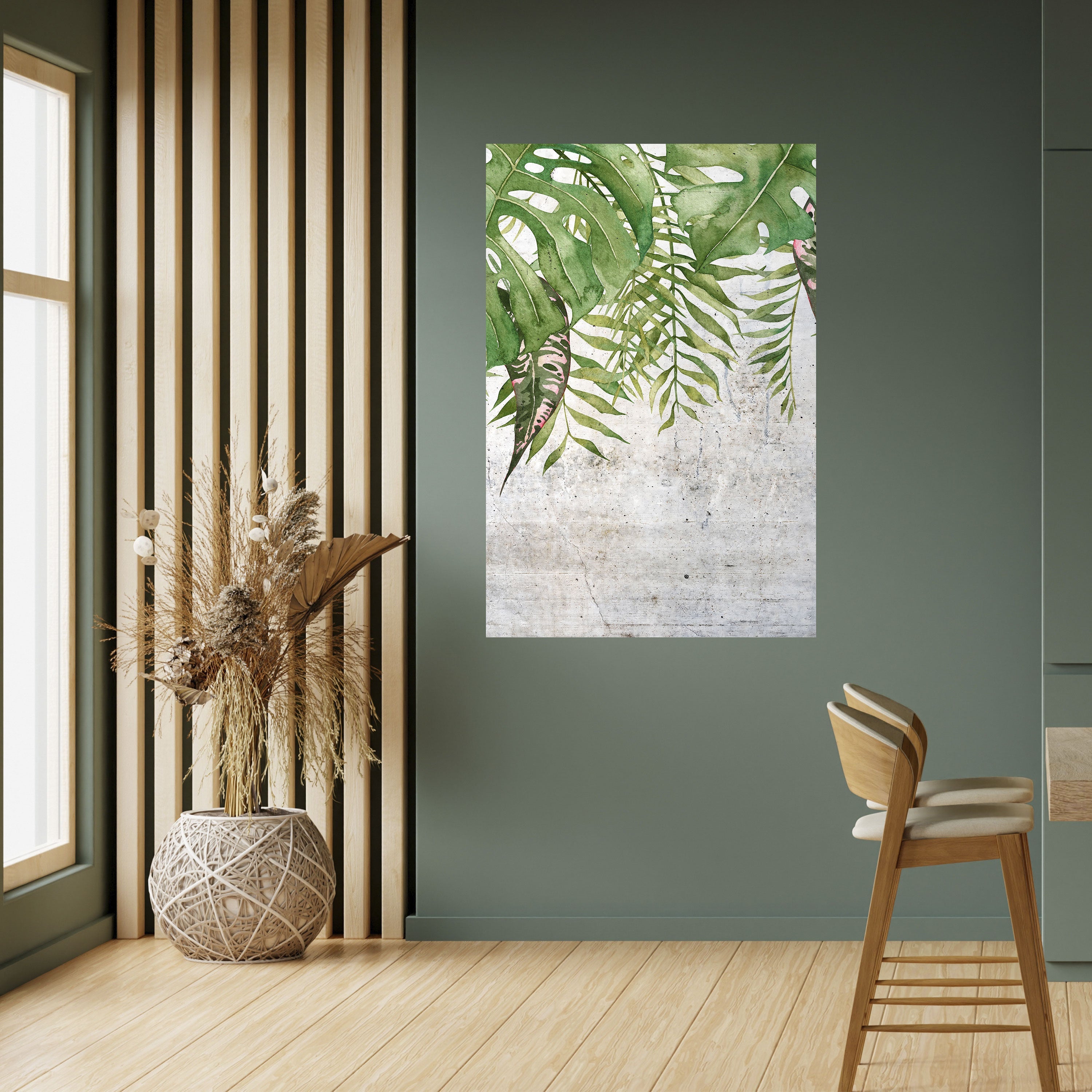 URBAN TROPICS Ξεφλουδίστε και κολλήστε κάθετη αφίσα