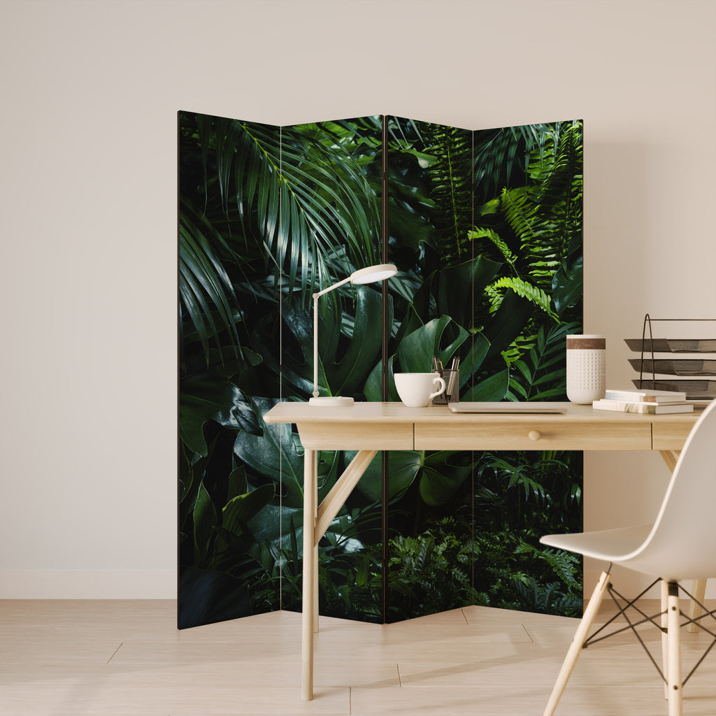 NATURE'S CLANDESTINE REVERIE 4-Panel Room Divider