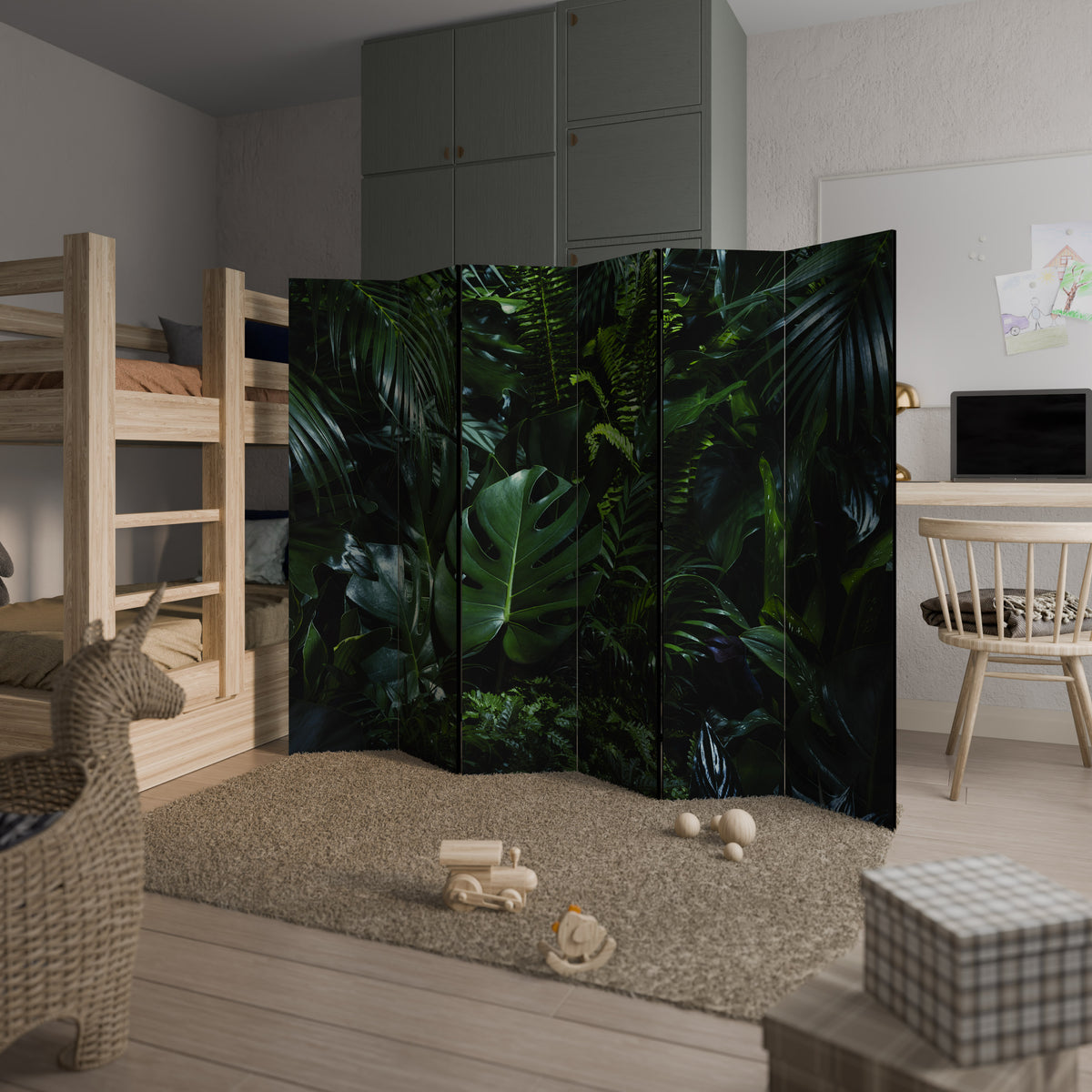 NATURE'S CLANDESTINE REVERIE 6-Panel Room Divider