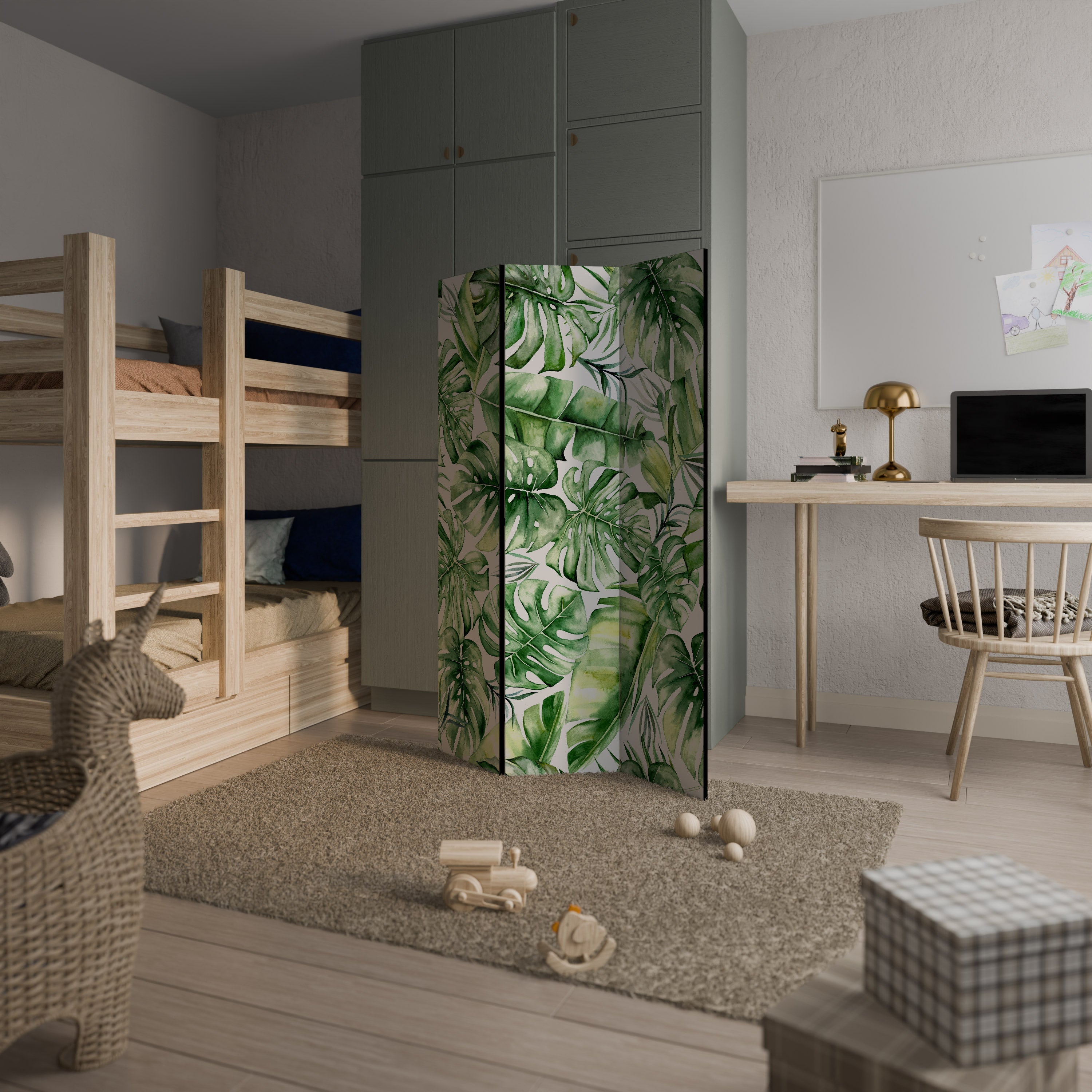 NATURE'S CANVAS Decorative 3-Panel Room Divider
