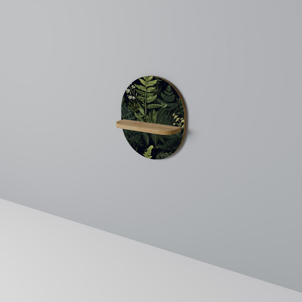 FOREST WONDERS Oval Art Shelf In Oak Effect