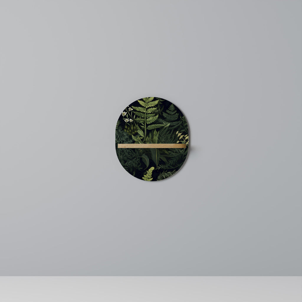 FOREST WONDERS Oval Art Shelf In Oak Effect