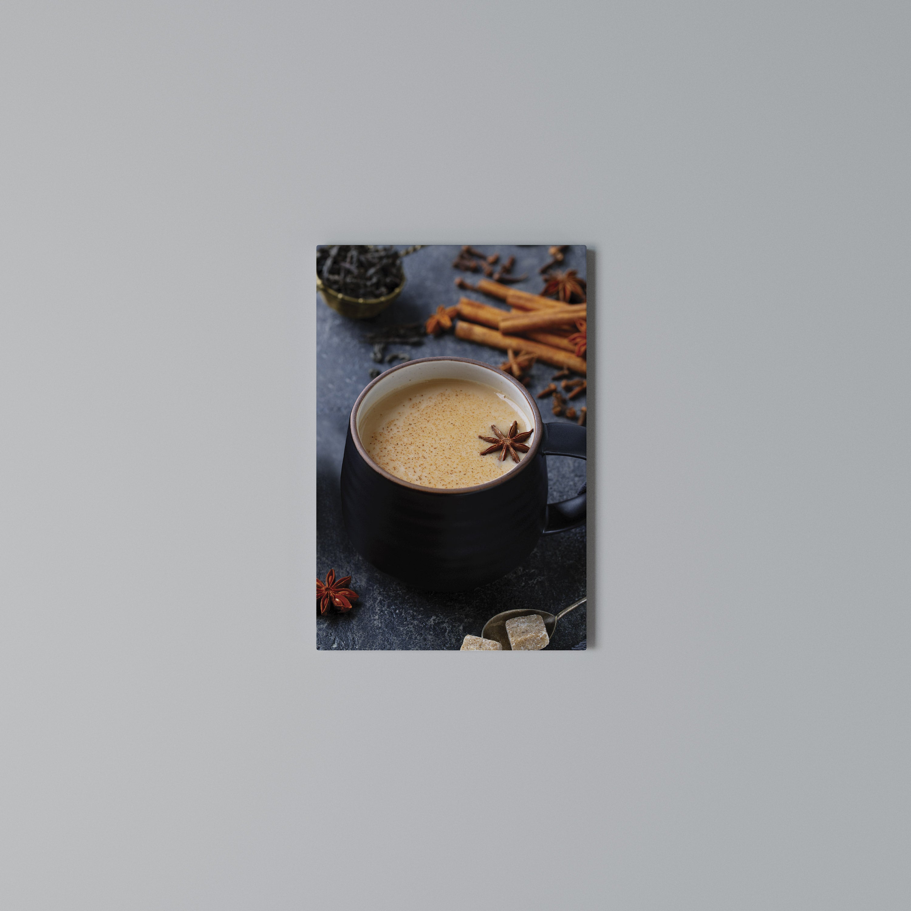 WARMTH IN A CUP Κατακόρυφος Πίνακας σε Καμβά