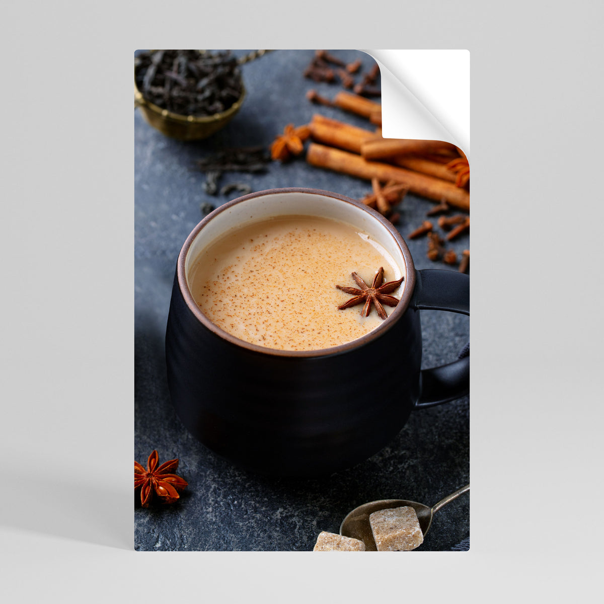 WARMTH IN A CUP Αυτοκόλλητη Αφίσα κάθετη