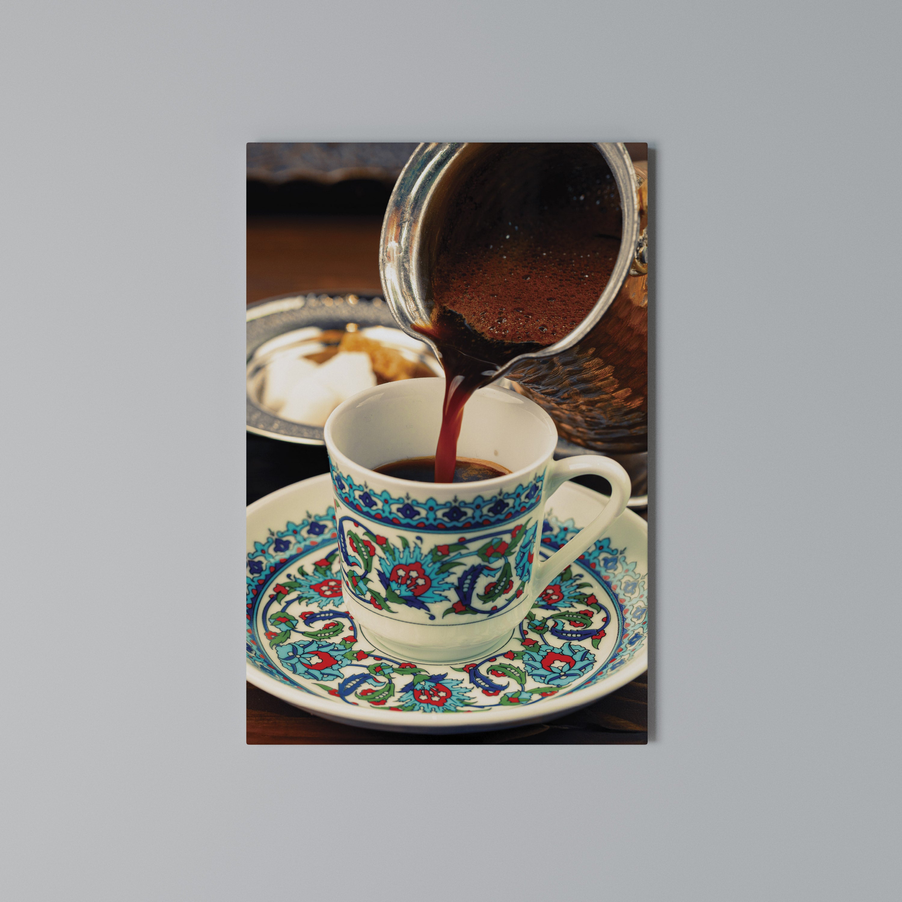 TRADITION IN A CUP Κατακόρυφος Πίνακας σε Καμβά