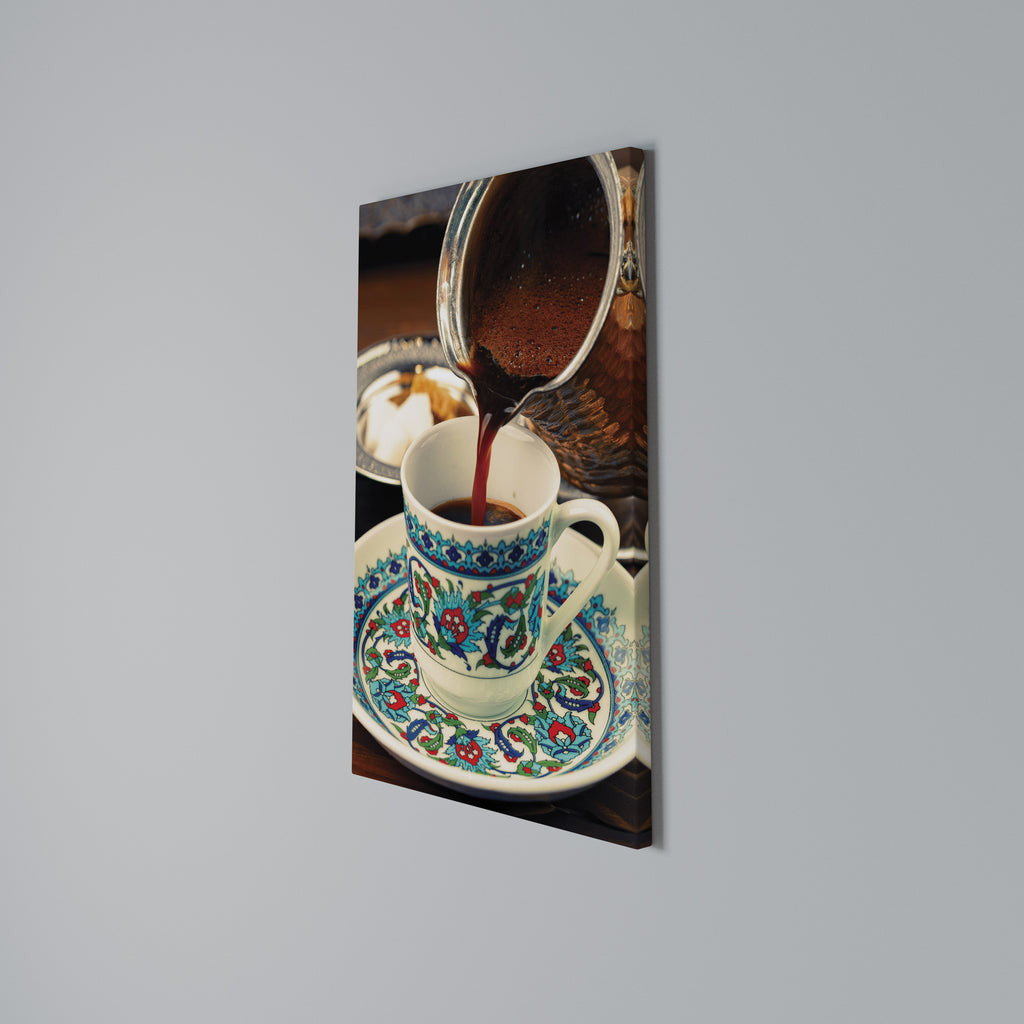 TRADITION IN A CUP Vertical Canvas Print