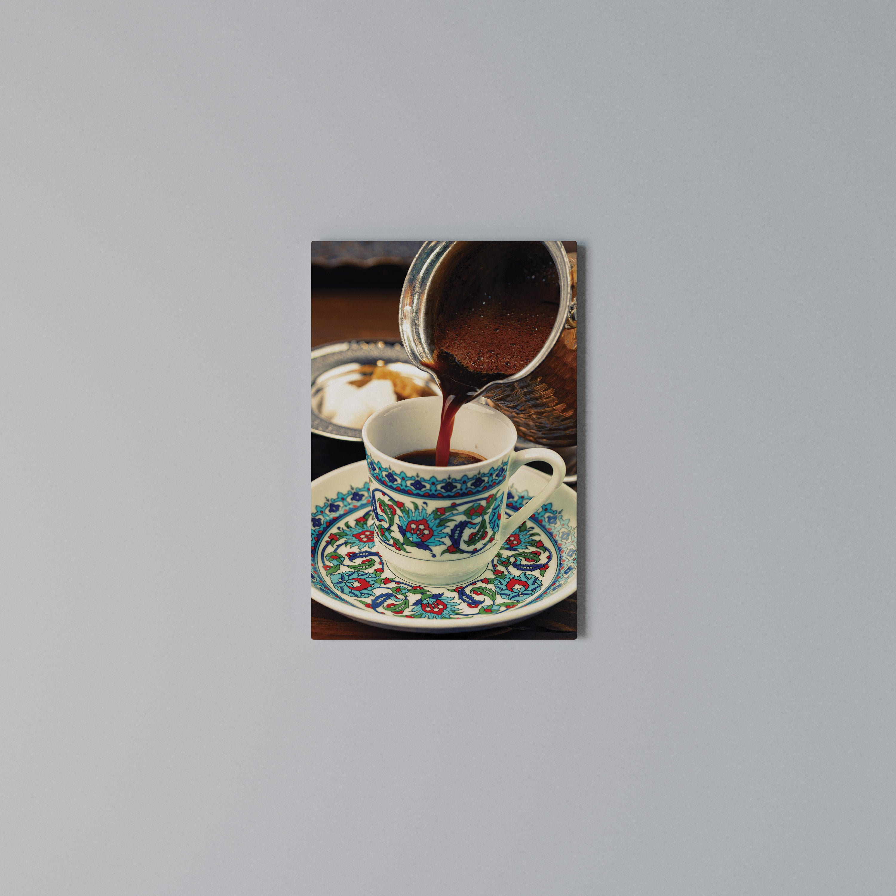 TRADITION IN A CUP Κατακόρυφος Πίνακας σε Καμβά