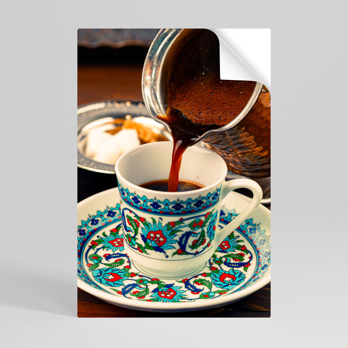 TRADITION IN A CUP Αυτοκόλλητη Αφίσα κάθετη