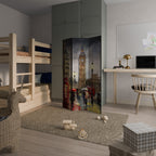 LONDON'S TIMELESS VIBES Παραβάν με 3 πάνελ