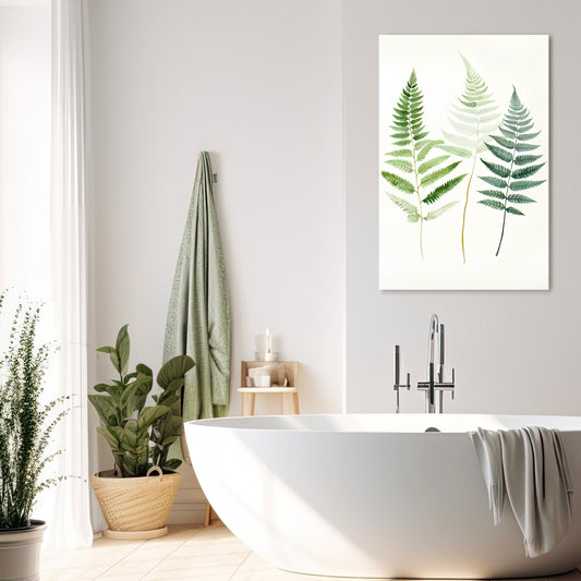 FERN MAJESTY Vertical Canvas Print