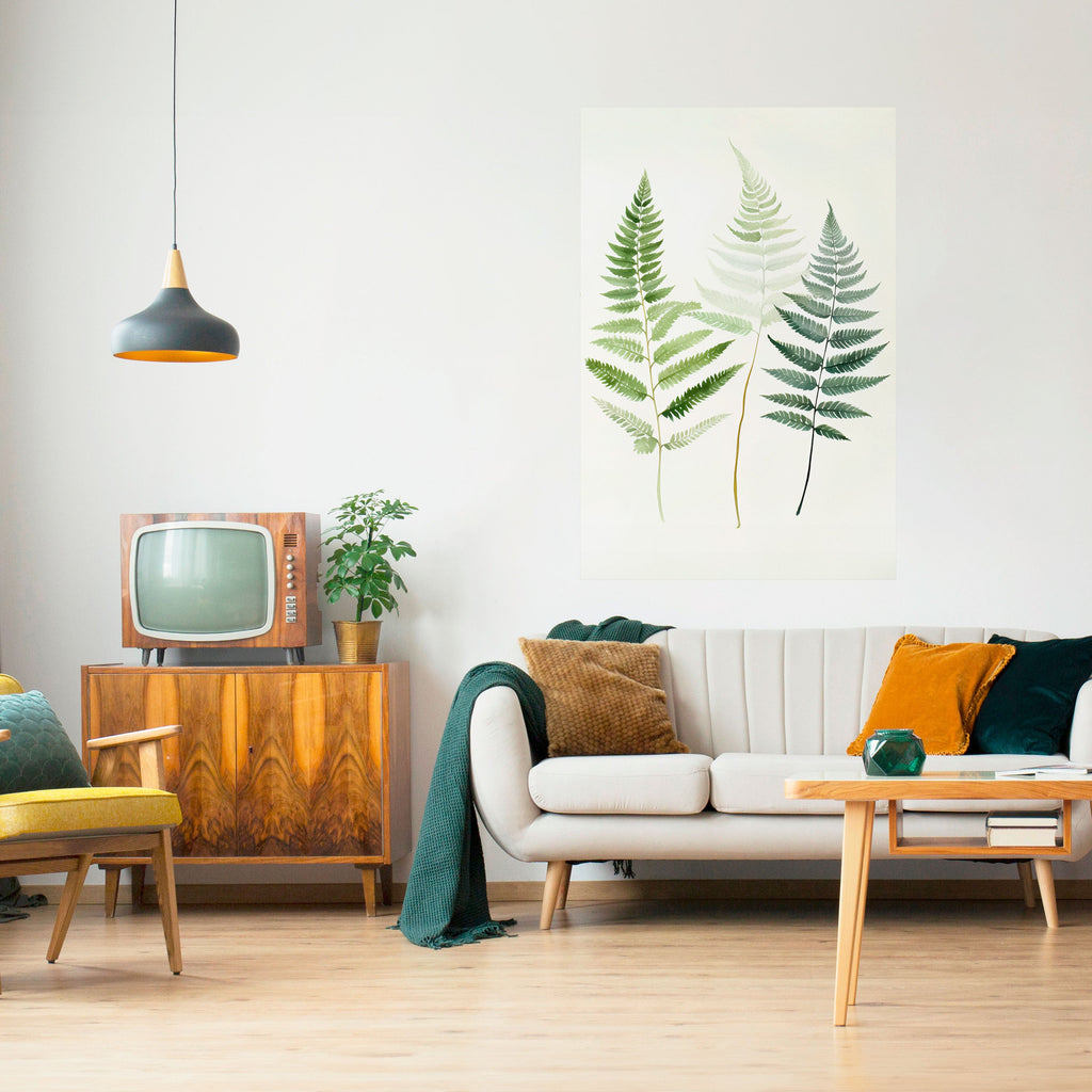 FERN MAJESTY Peel and Stick Vertical Poster
