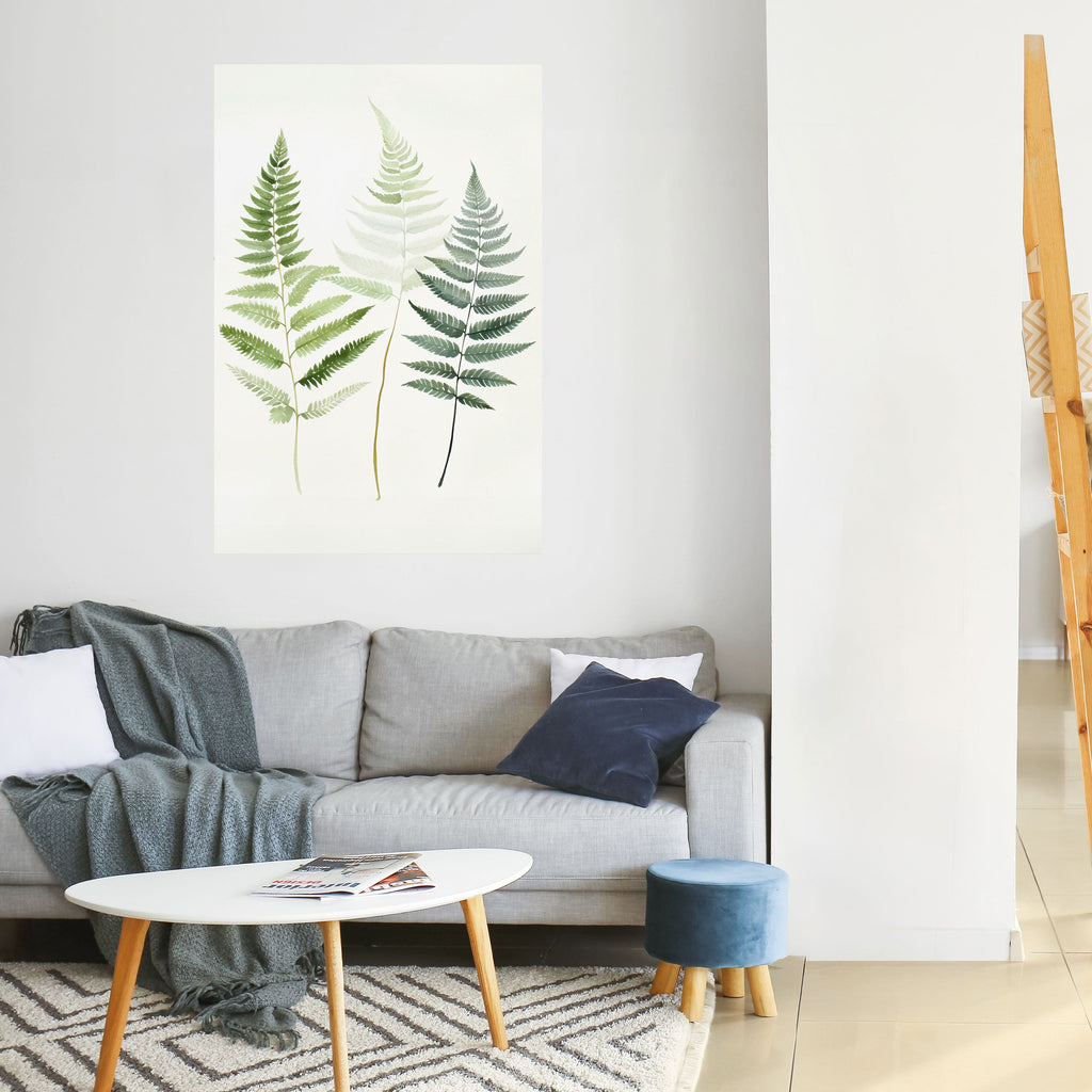 FERN MAJESTY Peel and Stick Vertical Poster