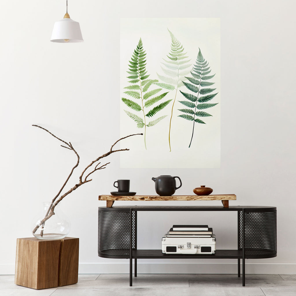FERN MAJESTY Peel and Stick Vertical Poster