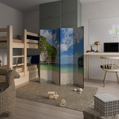 SUN-KISSED HAVEN 4-Panel Room Divider