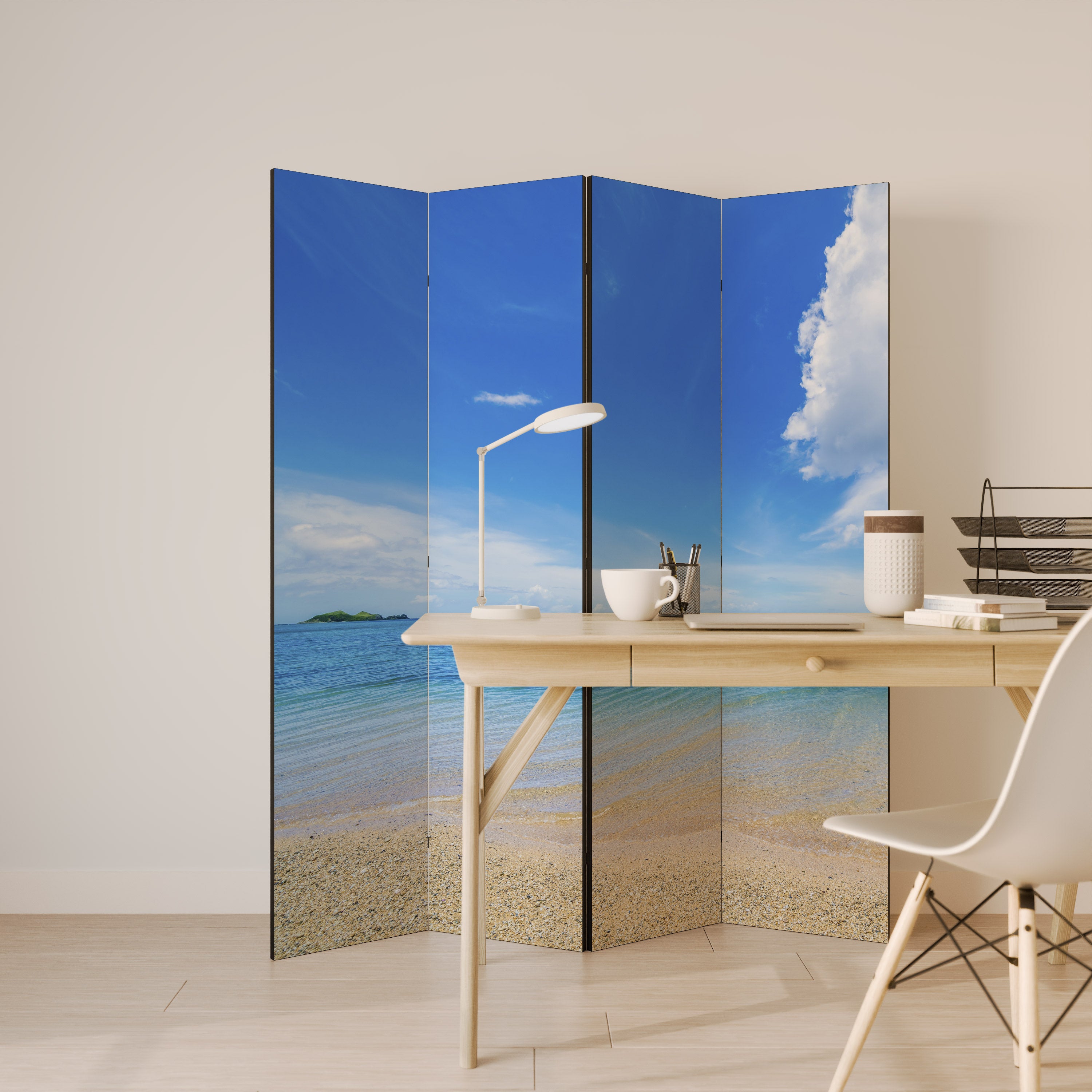 TIDES OF TIME Παραβάν με 4 πάνελ