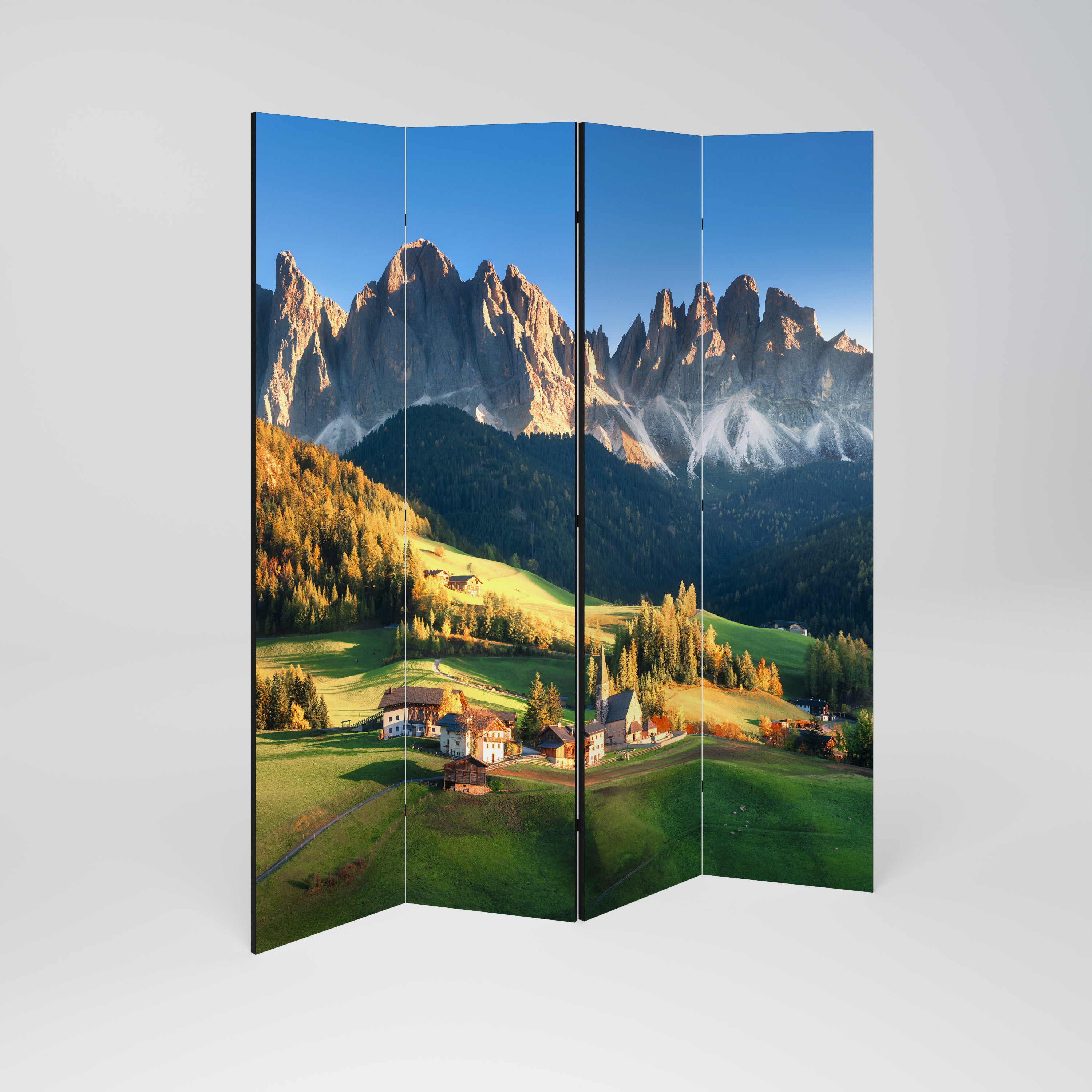 MOUNTAIN DREAMSCAPE 4-Panel Room Divider