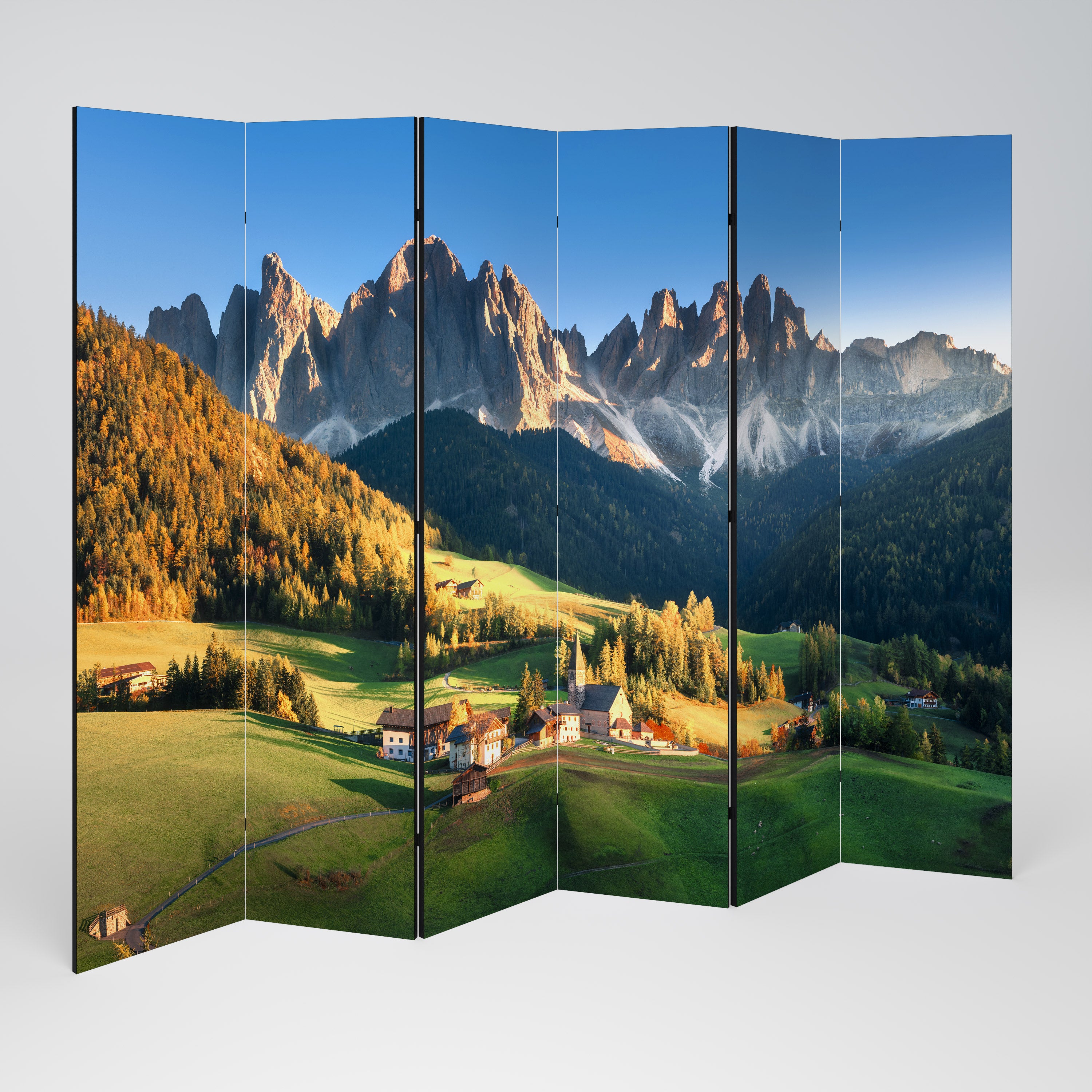 MOUNTAIN DREAMSCAPE 6-Panel Room Divider