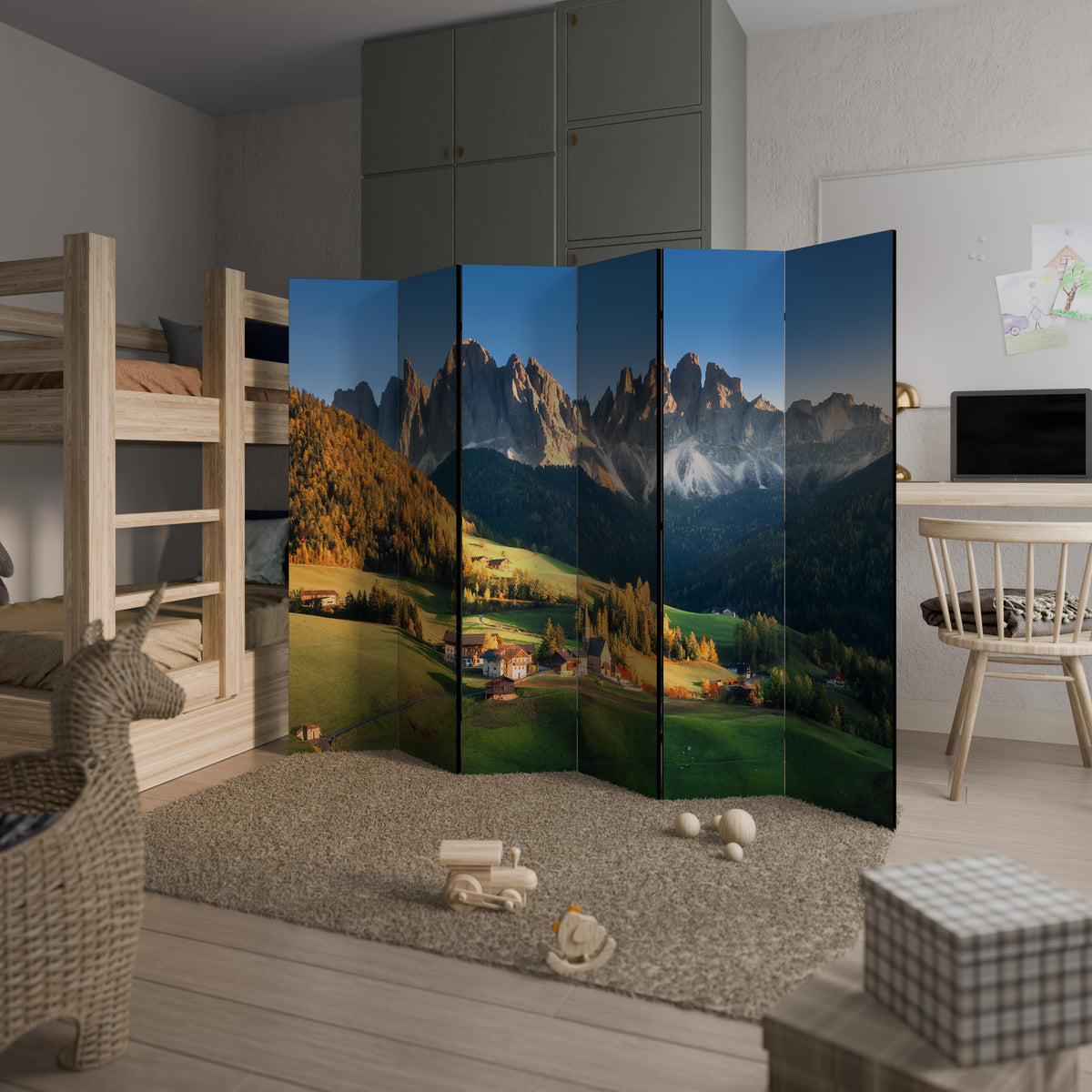 MOUNTAIN DREAMSCAPE Παραβάν με 6 πάνελ