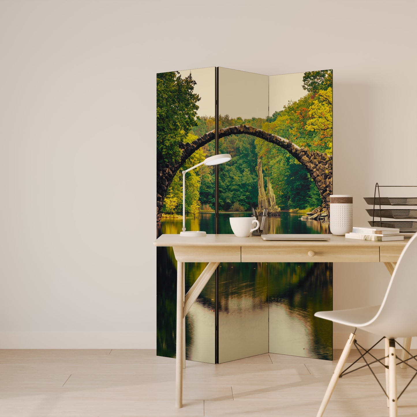 SERENE REFLECTIONS REALM Παραβάν με 3 πάνελ