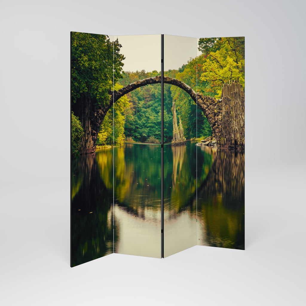 SERENE REFLECTIONS REALM 4-Panel Room Divider