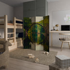 SERENE REFLECTIONS REALM 4-Panel Room Divider