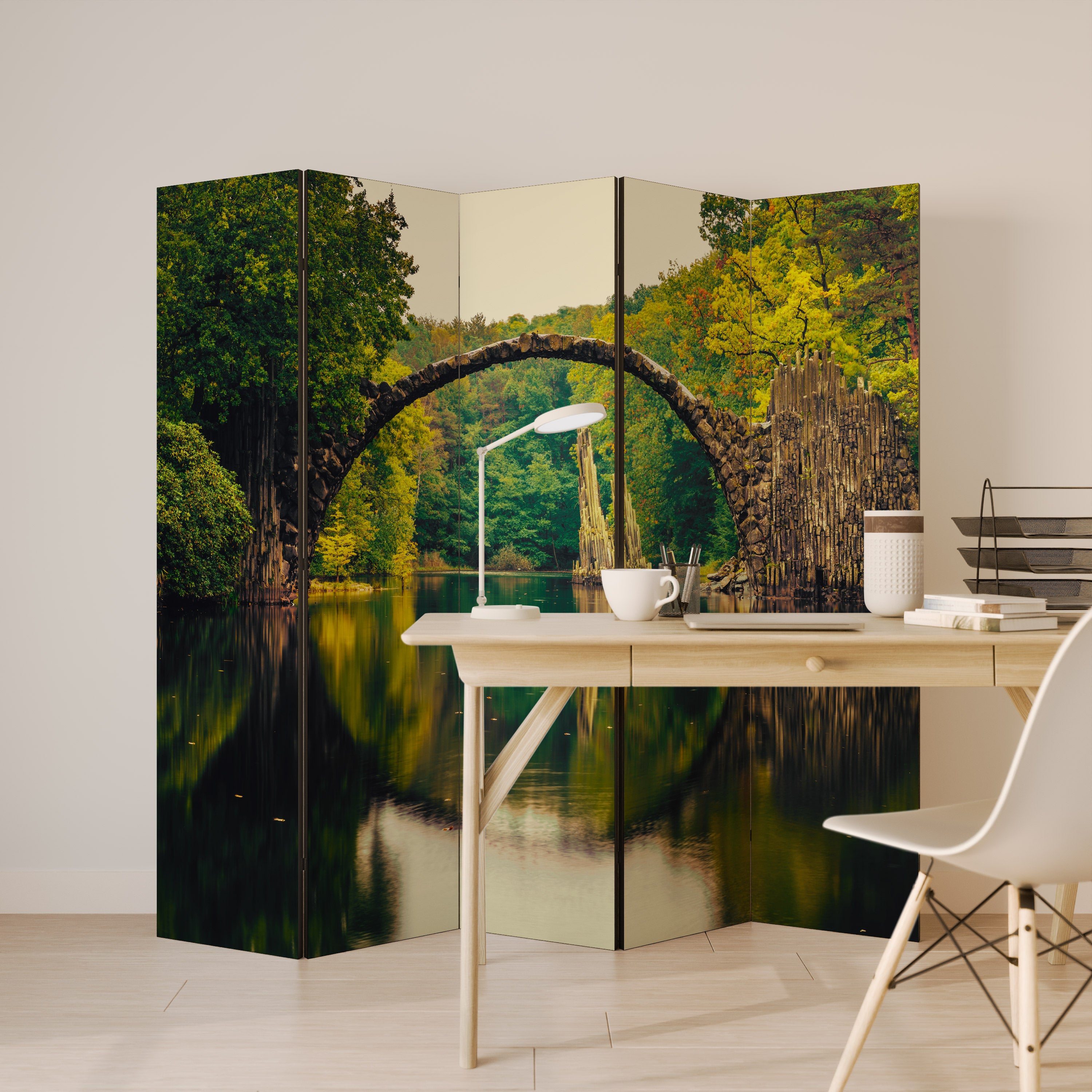SERENE REFLECTIONS REALM Παραβάν με 5 πάνελ