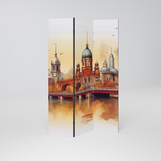 BERLIN SPIRIT 3-Panel Room Divider