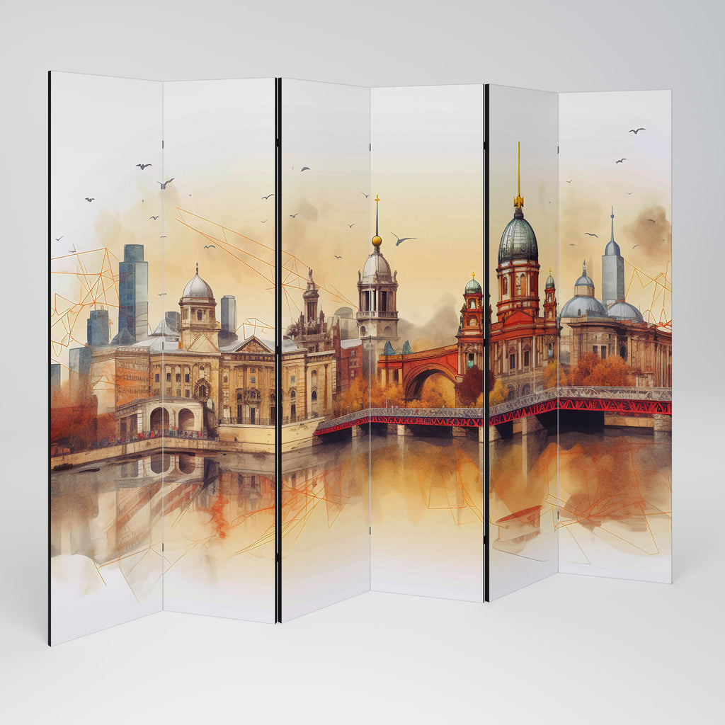BERLIN SPIRIT 6-Panel Room Divider