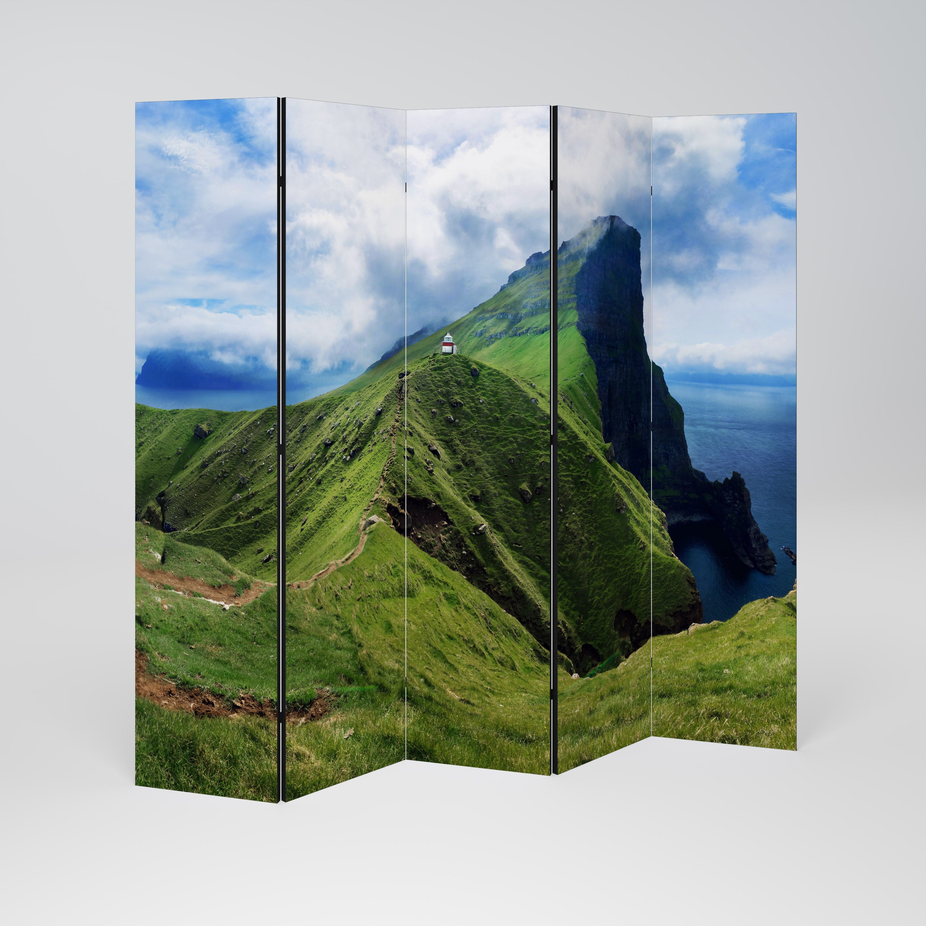CLIFFS OF TRANQUILITY Διακοσμητικό διαχωριστικό δωματίου 5 πάνελ
