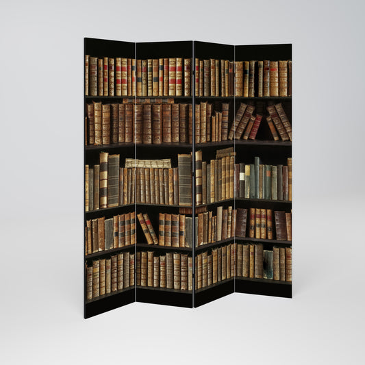 SHELVES OF TIME Παραβάν με 4 πάνελ