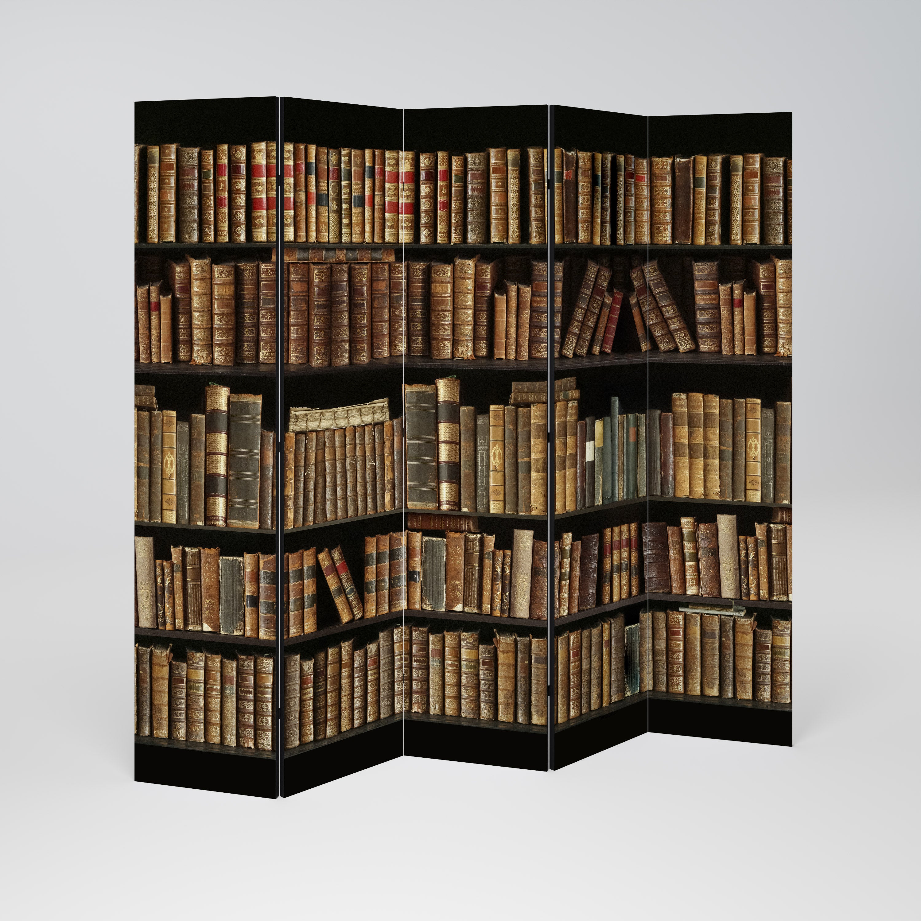 SHELVES OF TIME Παραβάν με 5 πάνελ