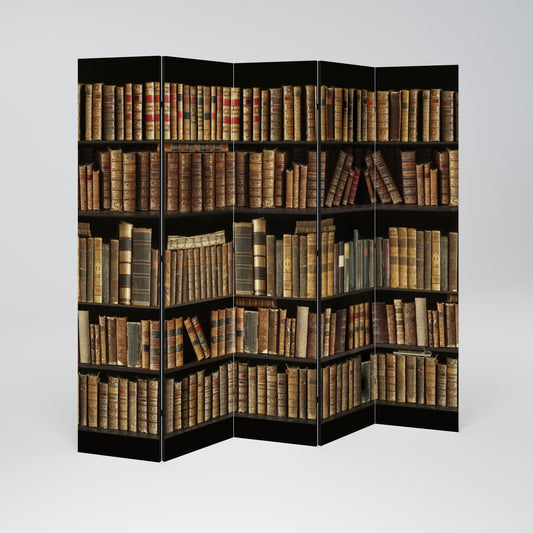 SHELVES OF TIME Παραβάν με 5 πάνελ